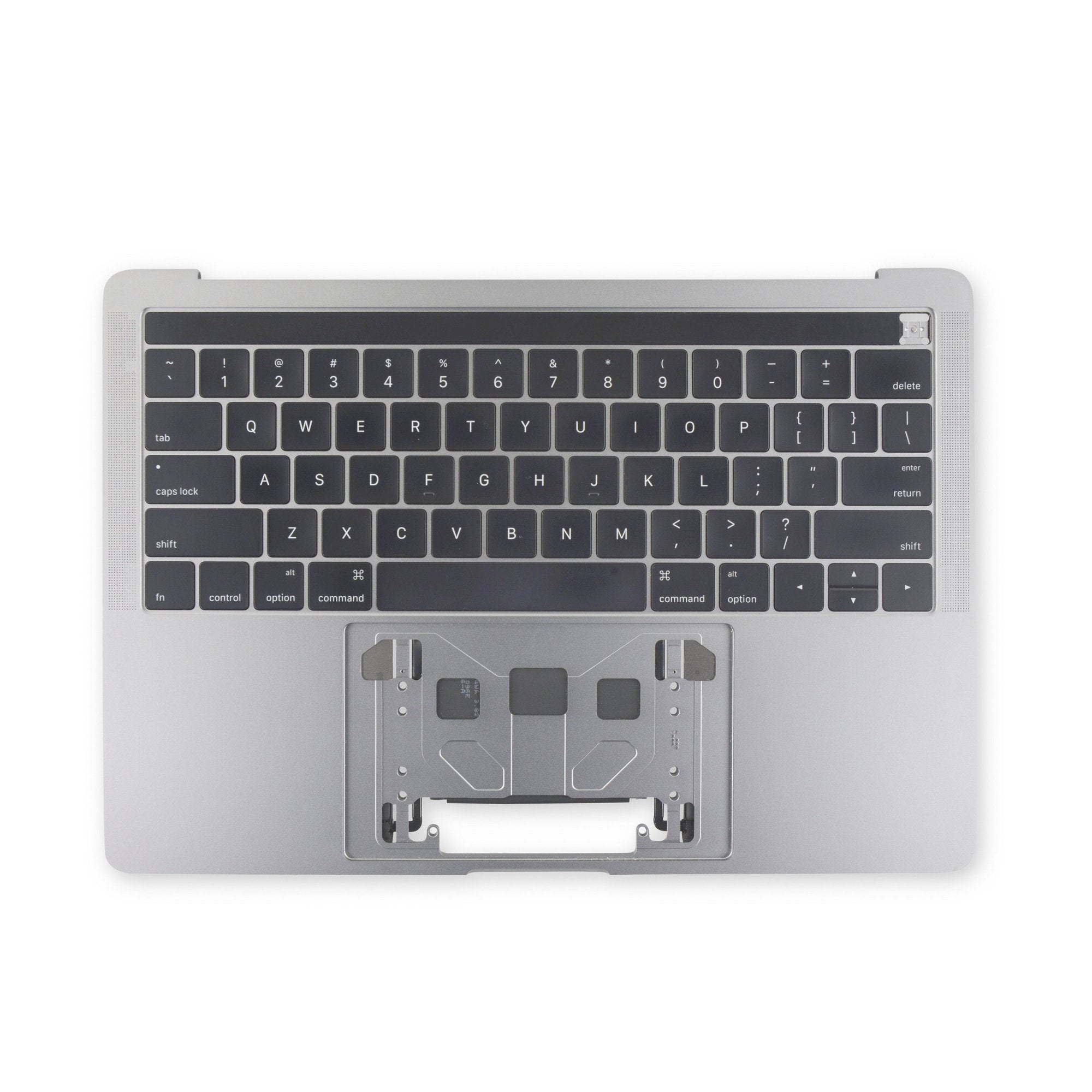 MacBook Pro 13" Retina (Touch Bar, Late 2016-2017) Upper Case Assembly Silver Used, A-Stock