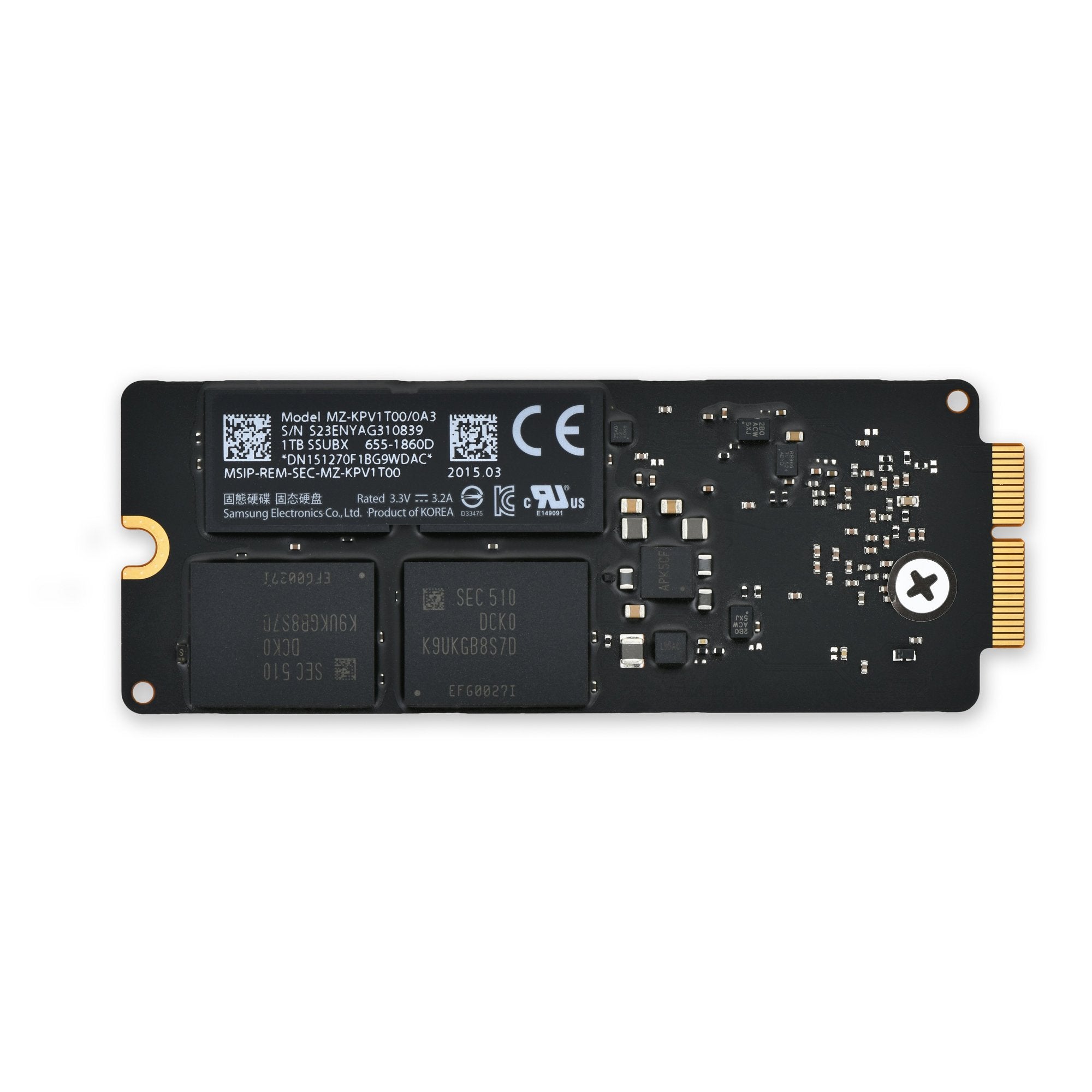 Afledning Pol mm MacBook Pro 13" and 15" Retina (2015) SSD
