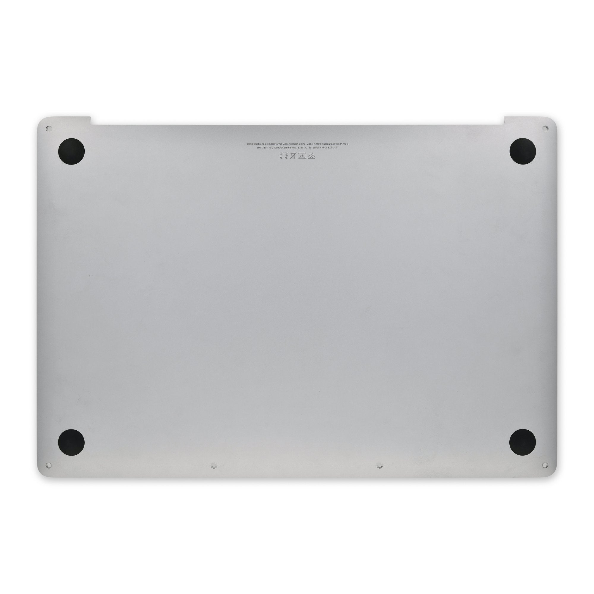 MacBook Pro 13" (A2159, 2019) Lower Case Dark Gray New