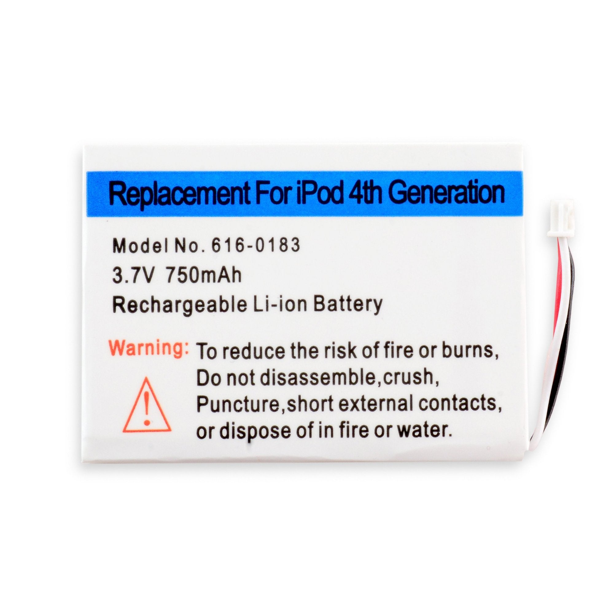 iPod 4G/Photo Battery New Part Only