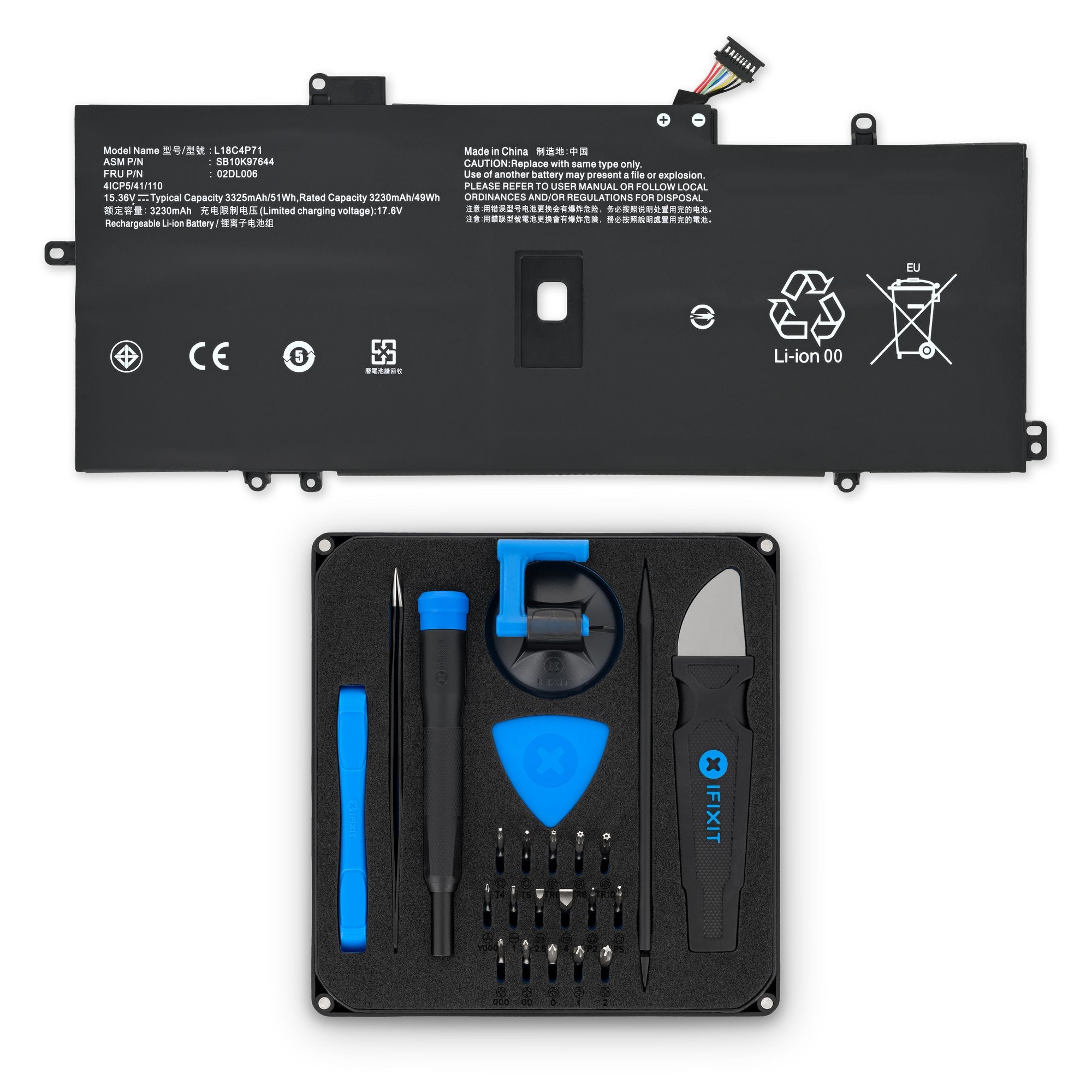 Lenovo L18C4P71 Battery New Fix Kit