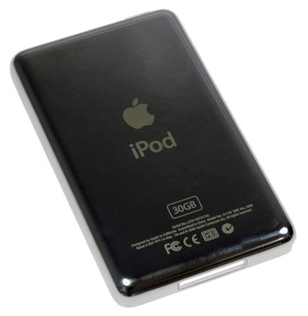 iPod Video 30 GB Rear Panel