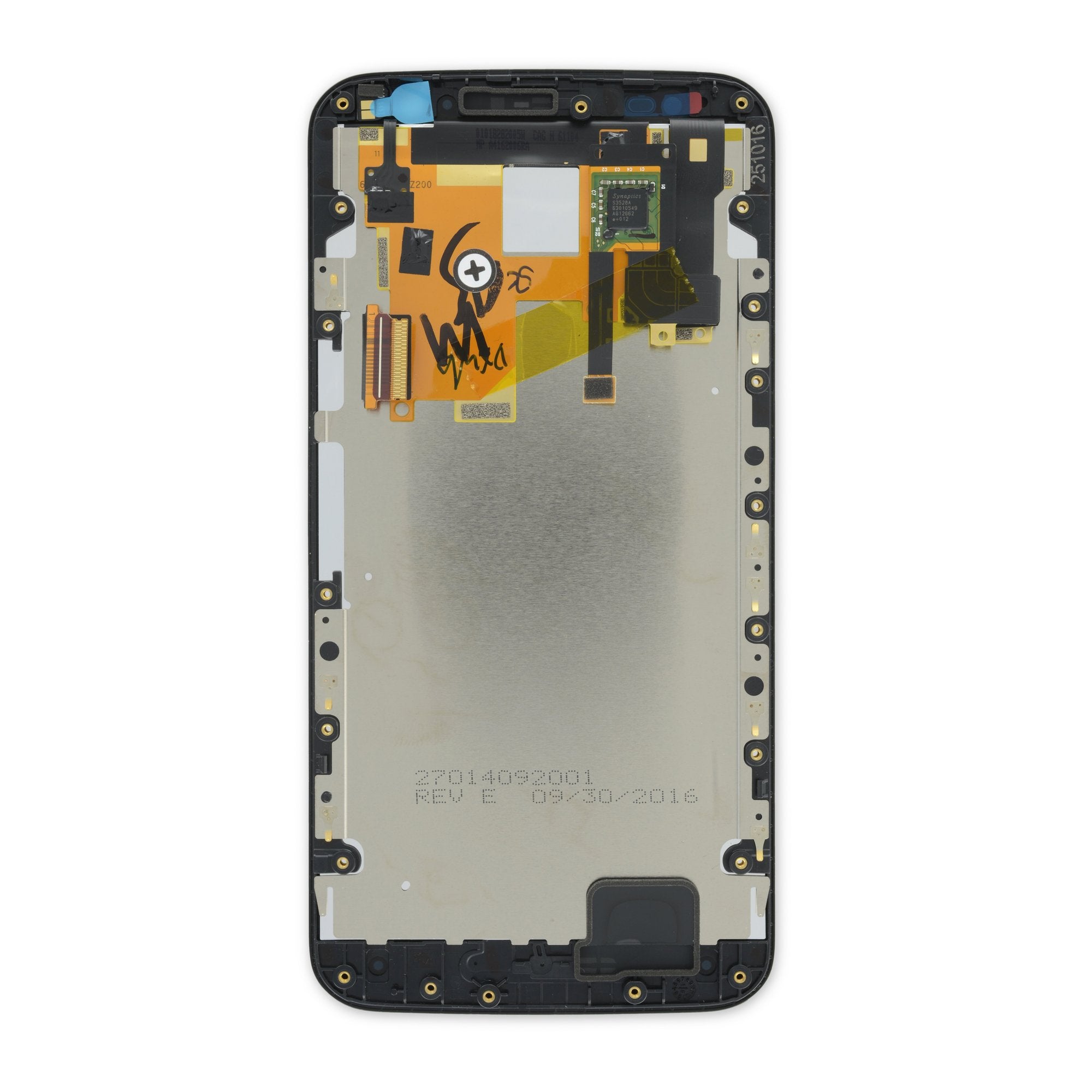 Moto X Pure Edition Screen - Genuine Black New Part Only