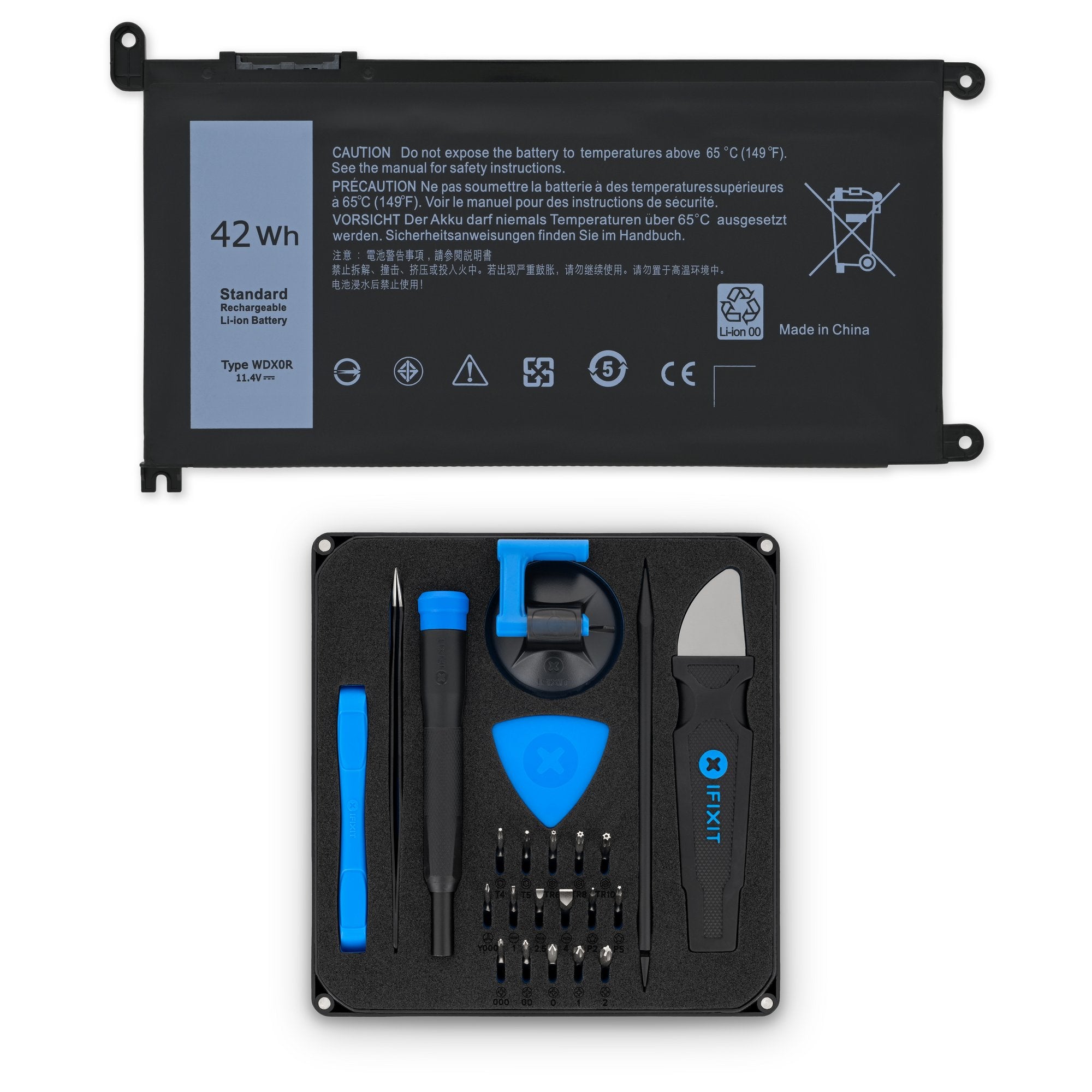 Dell WDX0R Battery New Fix Kit