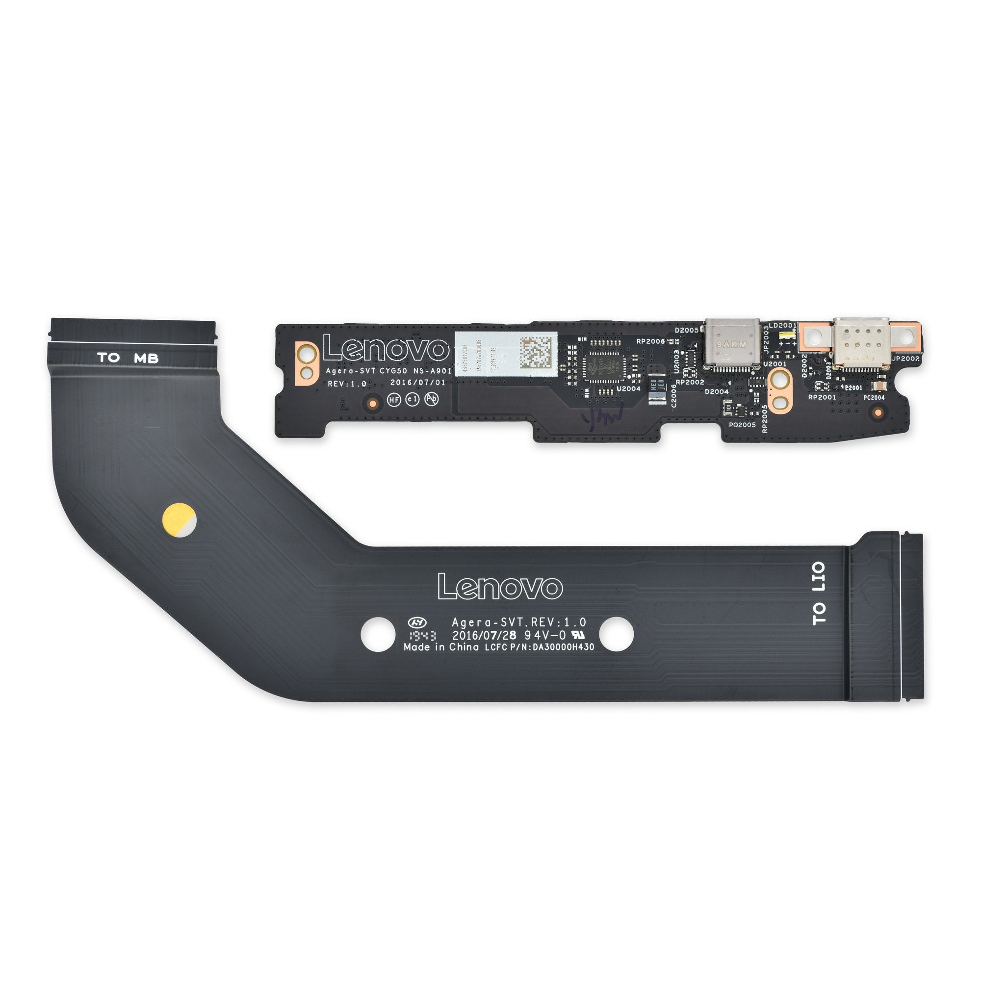 Lenovo Yoga 910-13 USB Type C Board New