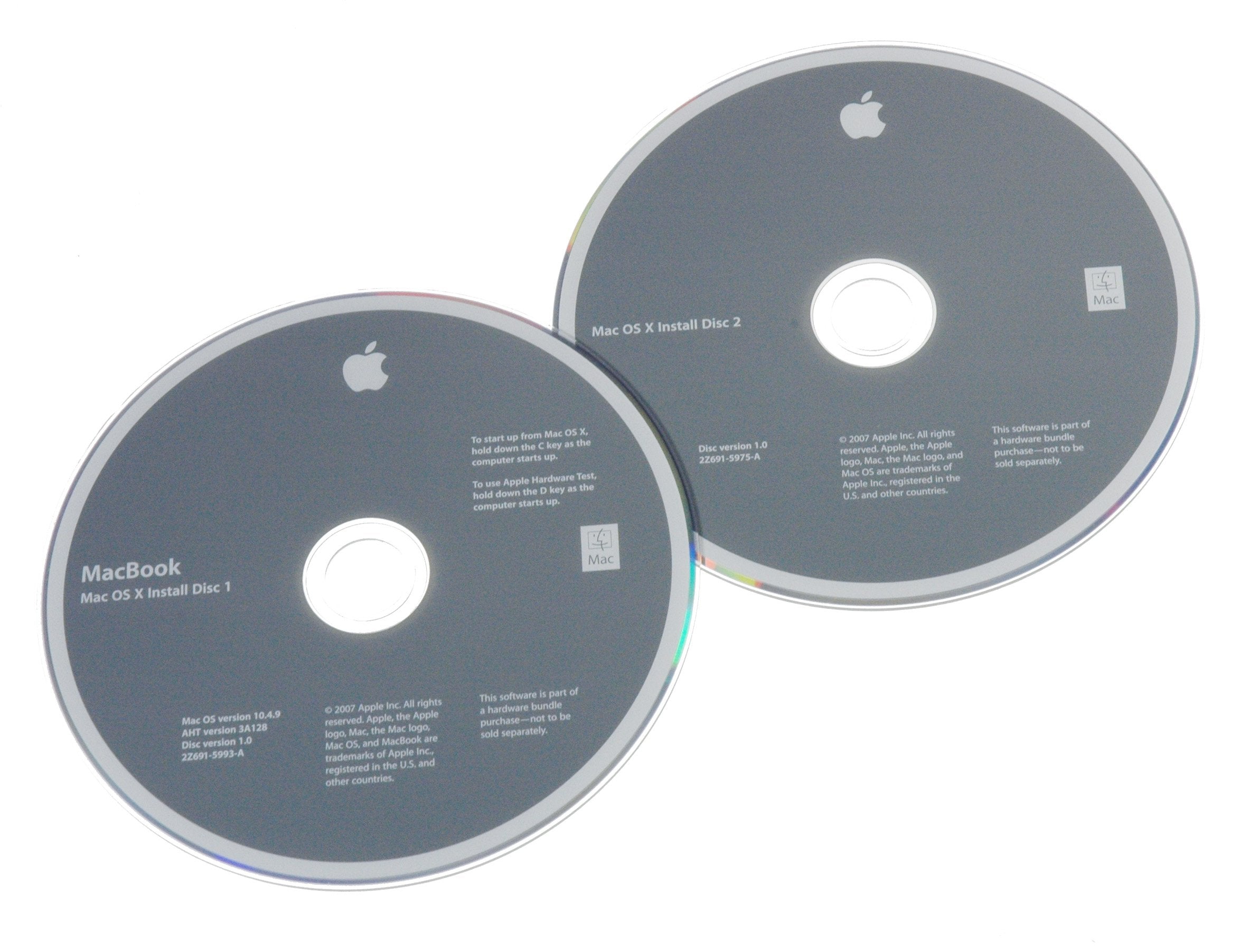 MacBook Core 2 Duo (Mid 2007) Restore DVDs