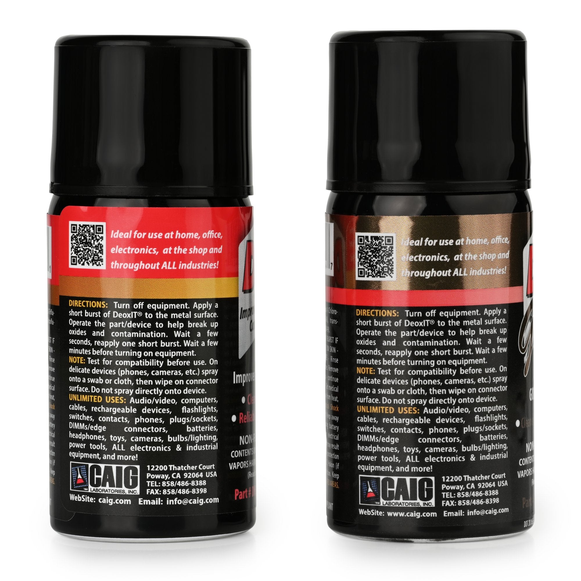 DeoxIT® & DeoxIT® Gold Mini-Sprays New