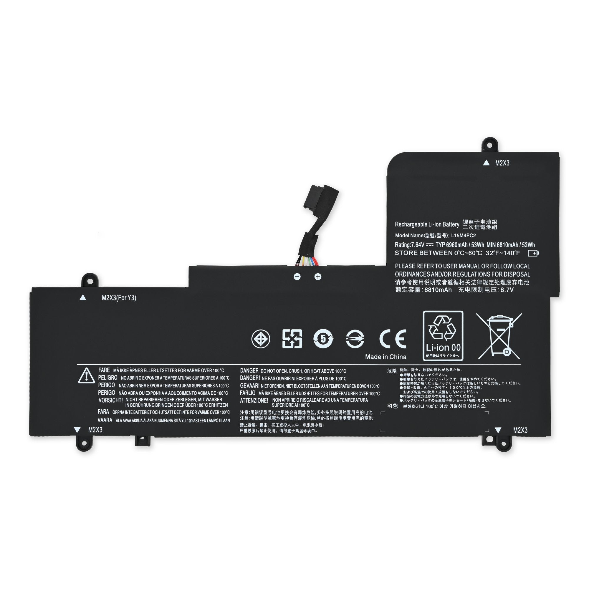 Lenovo Yoga 710 14" and 15" Battery New Part Only