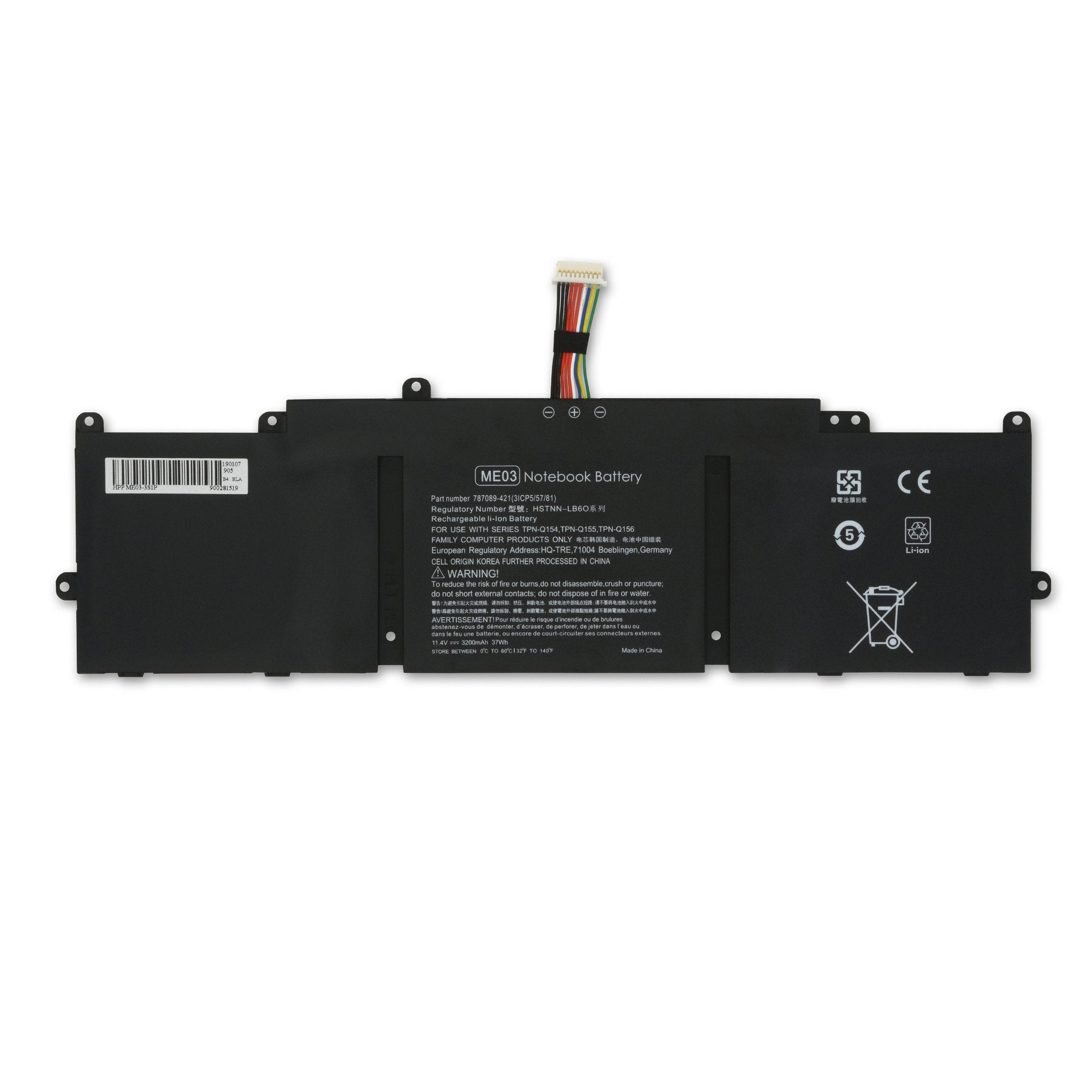 HP ME03XL Laptop Battery New Part Only