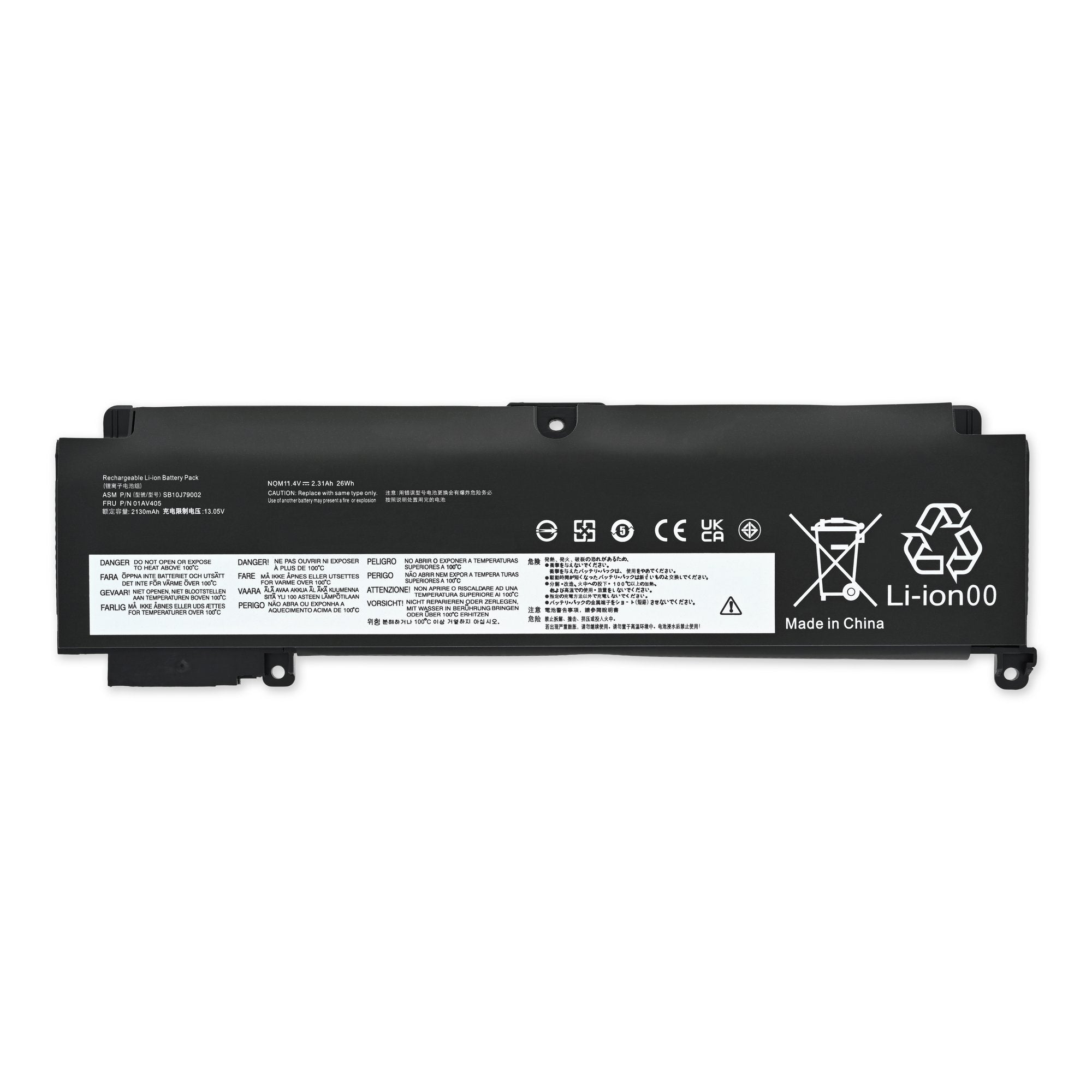 Lenovo ThinkPad T470s Rear Battery New