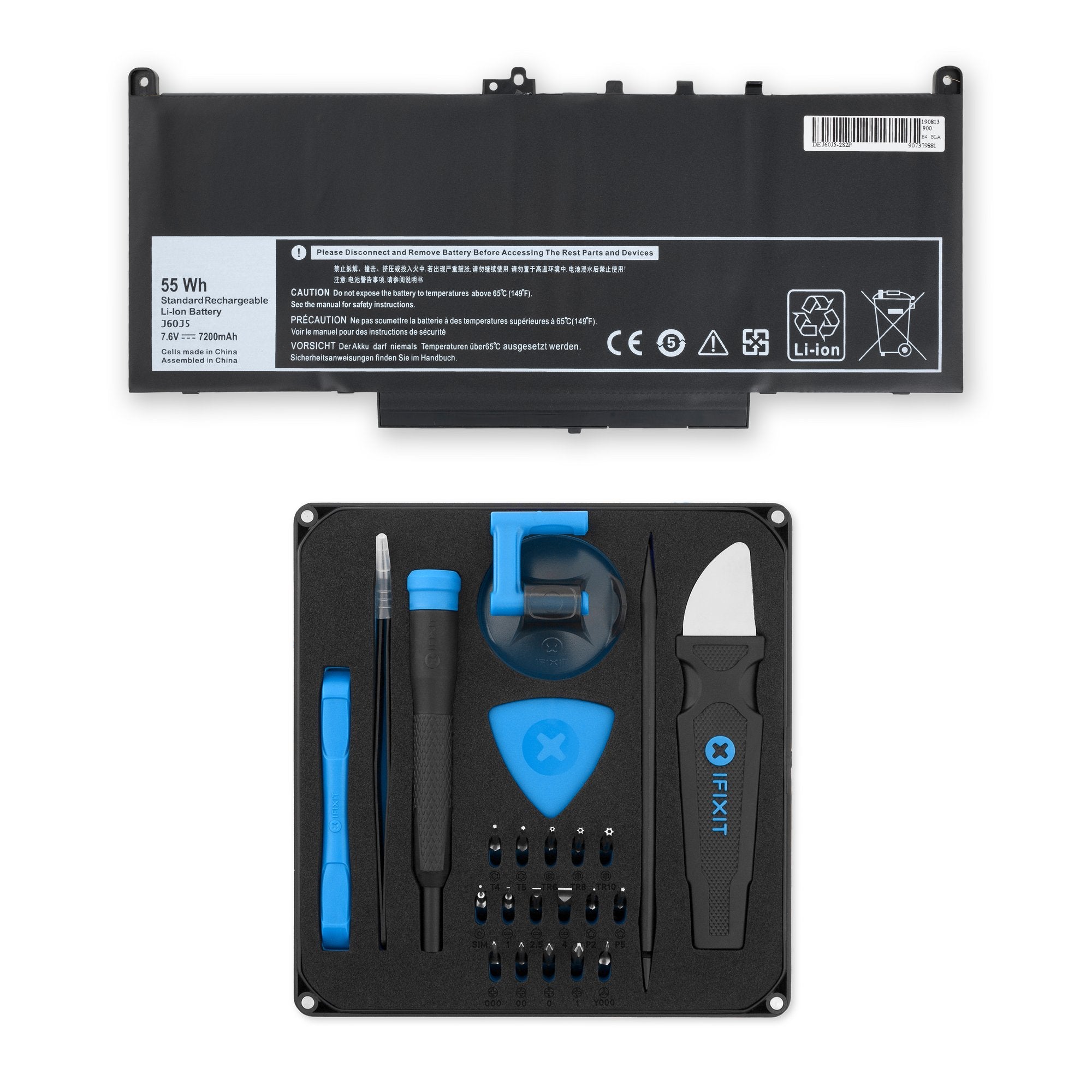 Dell Latitude 14 E7470 Ultrabook Laptop Battery New Fix Kit