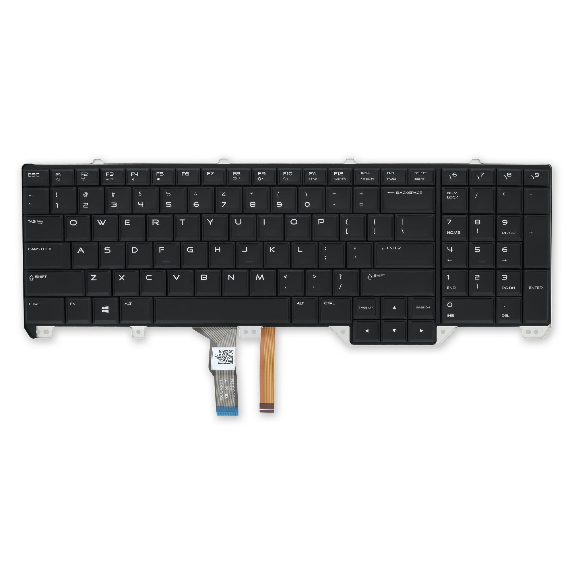 Dell Alienware 17 R2 and R3 Backlit Keyboard - 2C6KH New