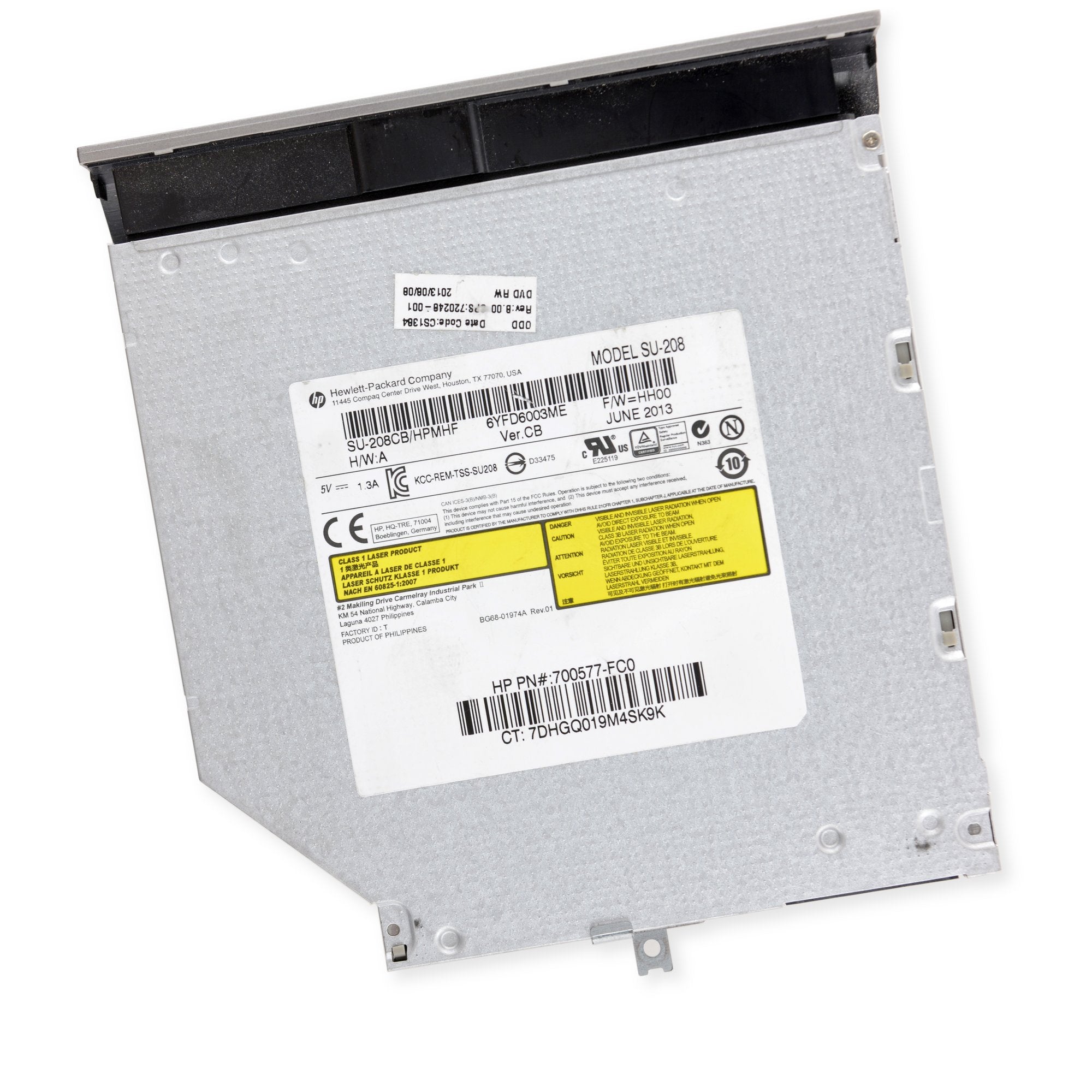 HP ENVY TouchSmart M7-J020DX Optical Drive