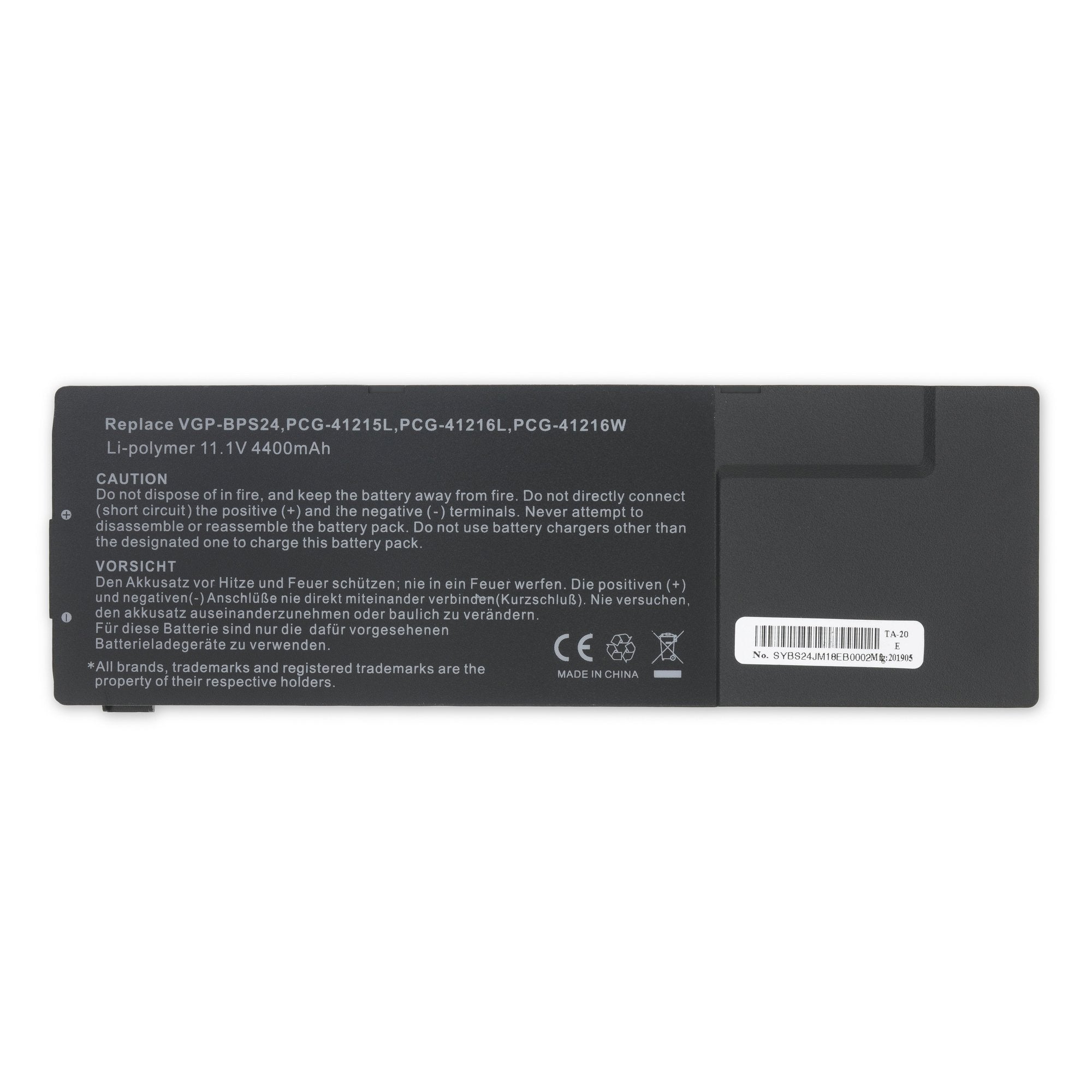 Sony VGP-BPL24 and VGP-BPS24 Laptop Battery New