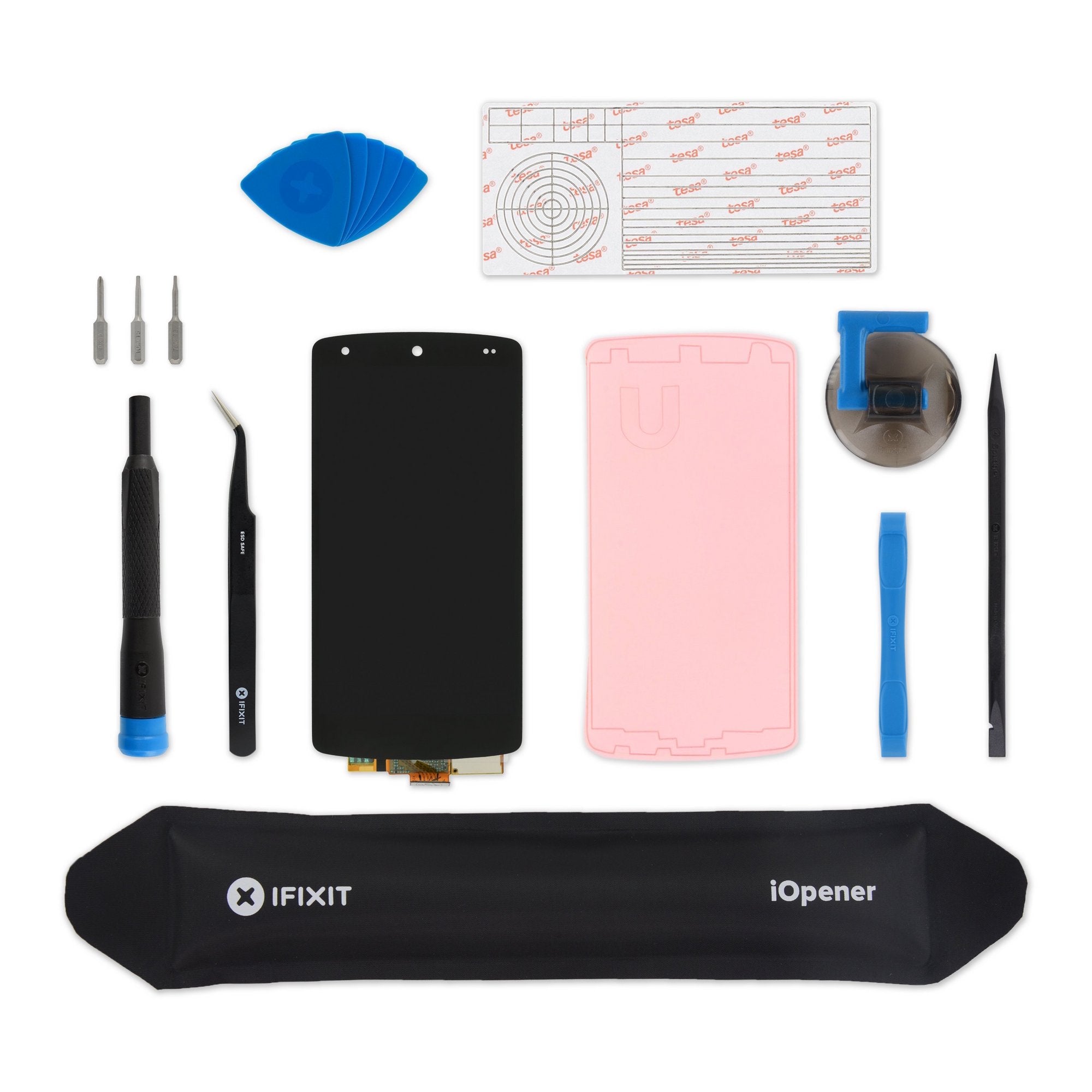 Nexus 5 LCD and Digitizer Black New Fix Kit