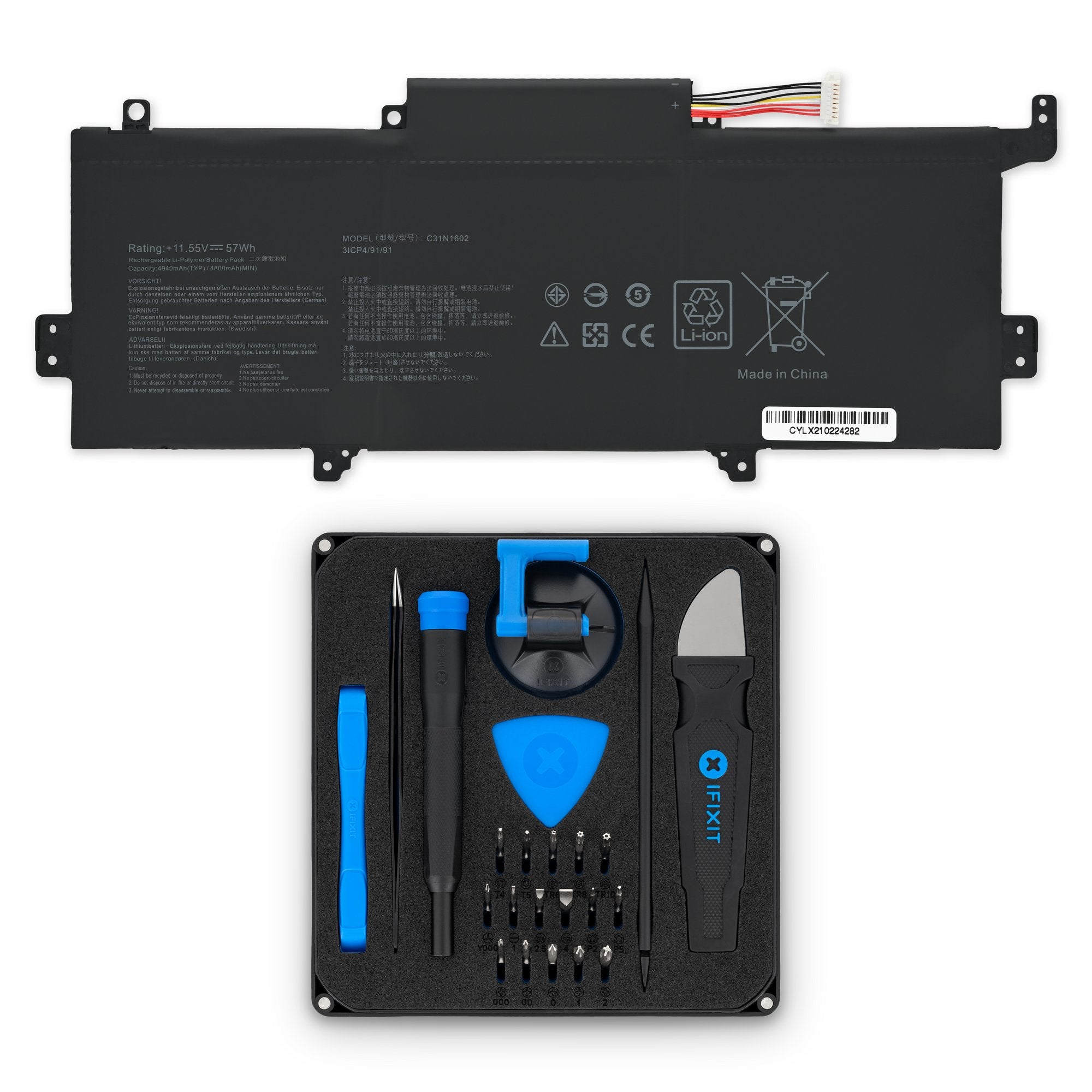 Asus Zenbook UX330UA Battery New Fix Kit