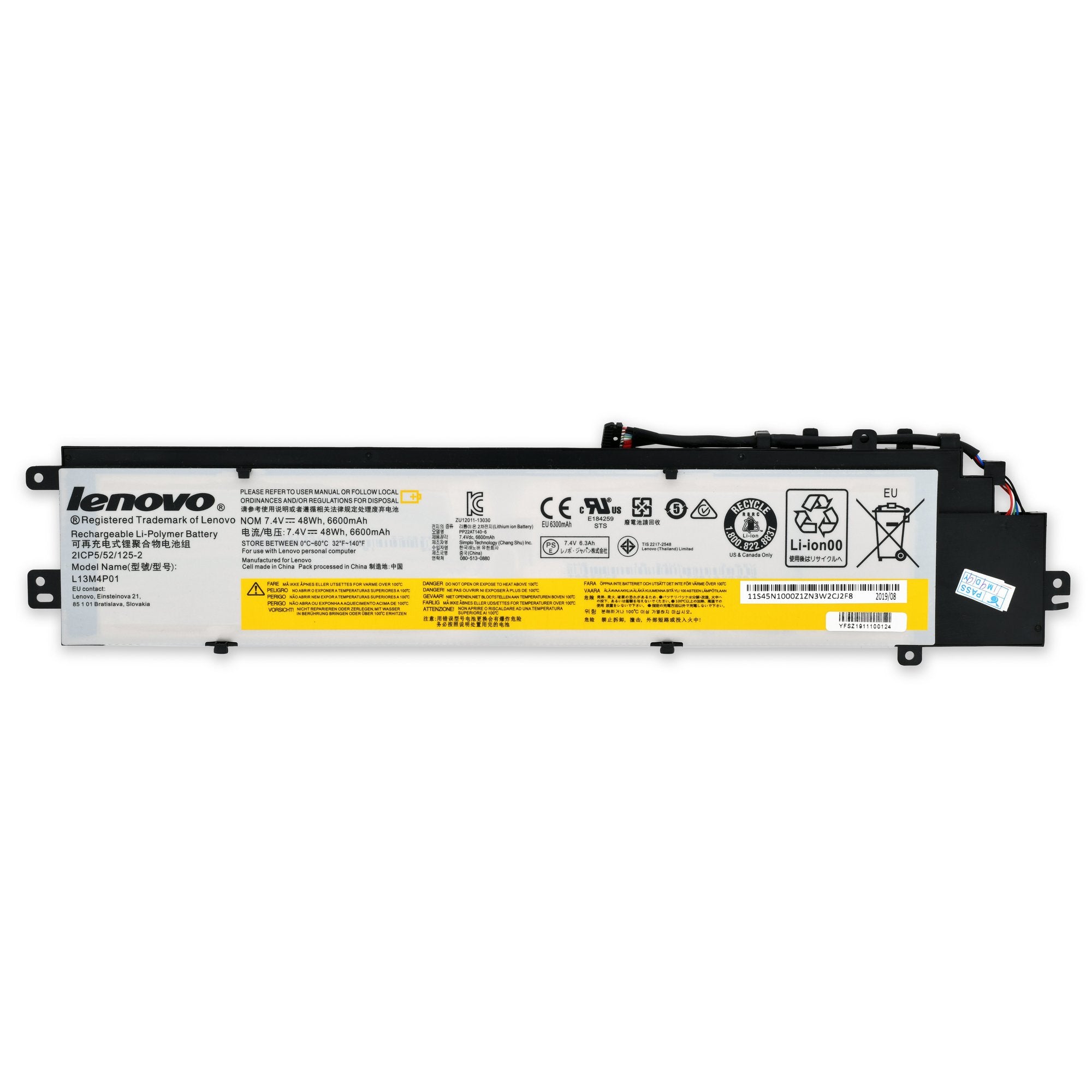 Lenovo L13M4P01 Battery New Part Only