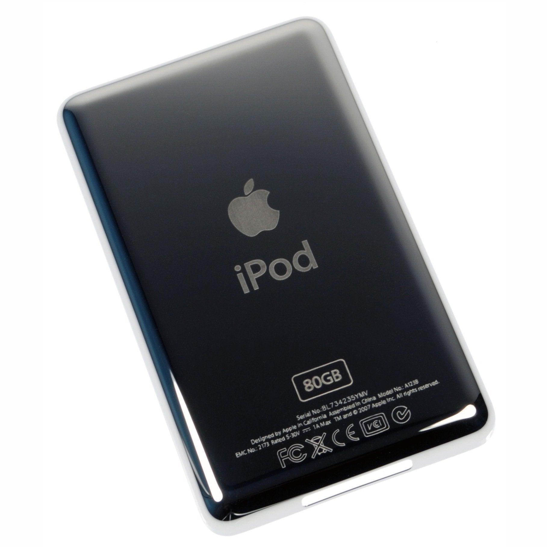 iPod Classic Thin Rear Panel Used 80GB Capacity Label