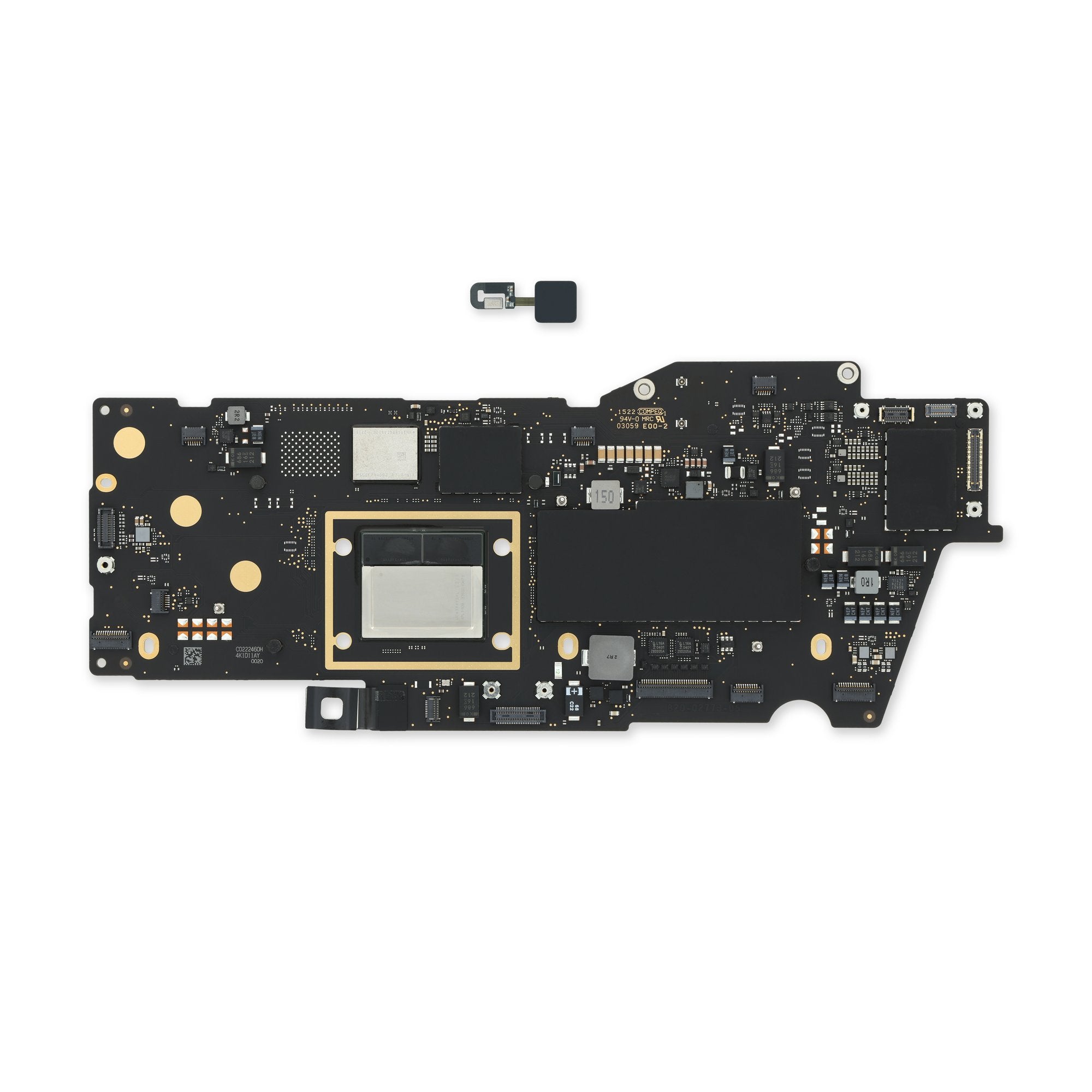 MacBook Pro 13" (A2338, Mid 2022) M2 Logic Board with Paired Touch ID Sensor 8 GB RAM 256 GB Used