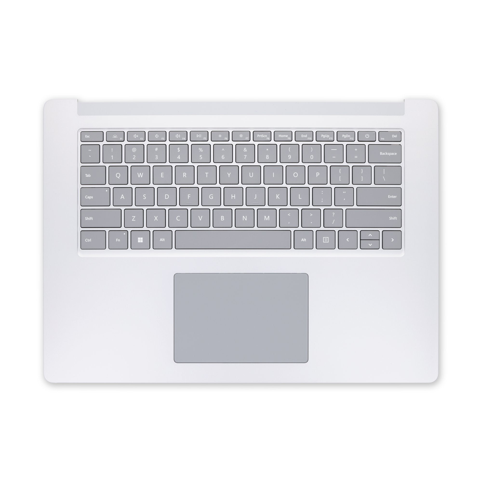 Surface Laptop 3 15" Top Cover and Keyboard - Genuine Platinum OEM English Keyboard