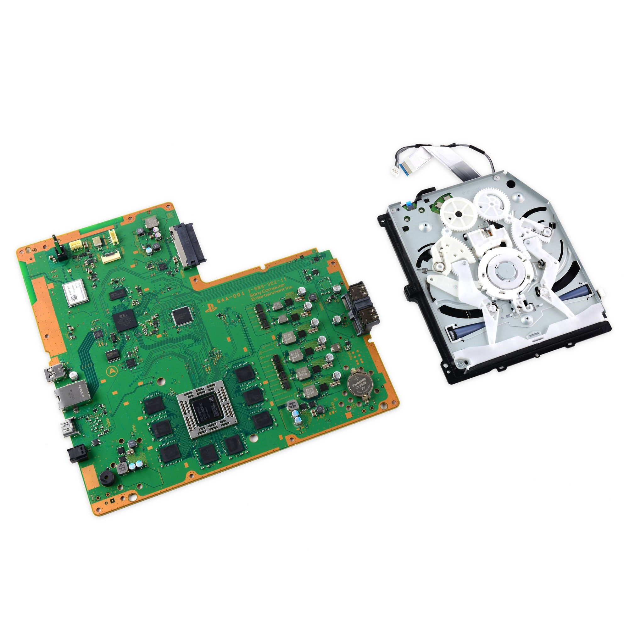 PlayStation 4 SAA-001 Motherboard & Paired Optical Drive