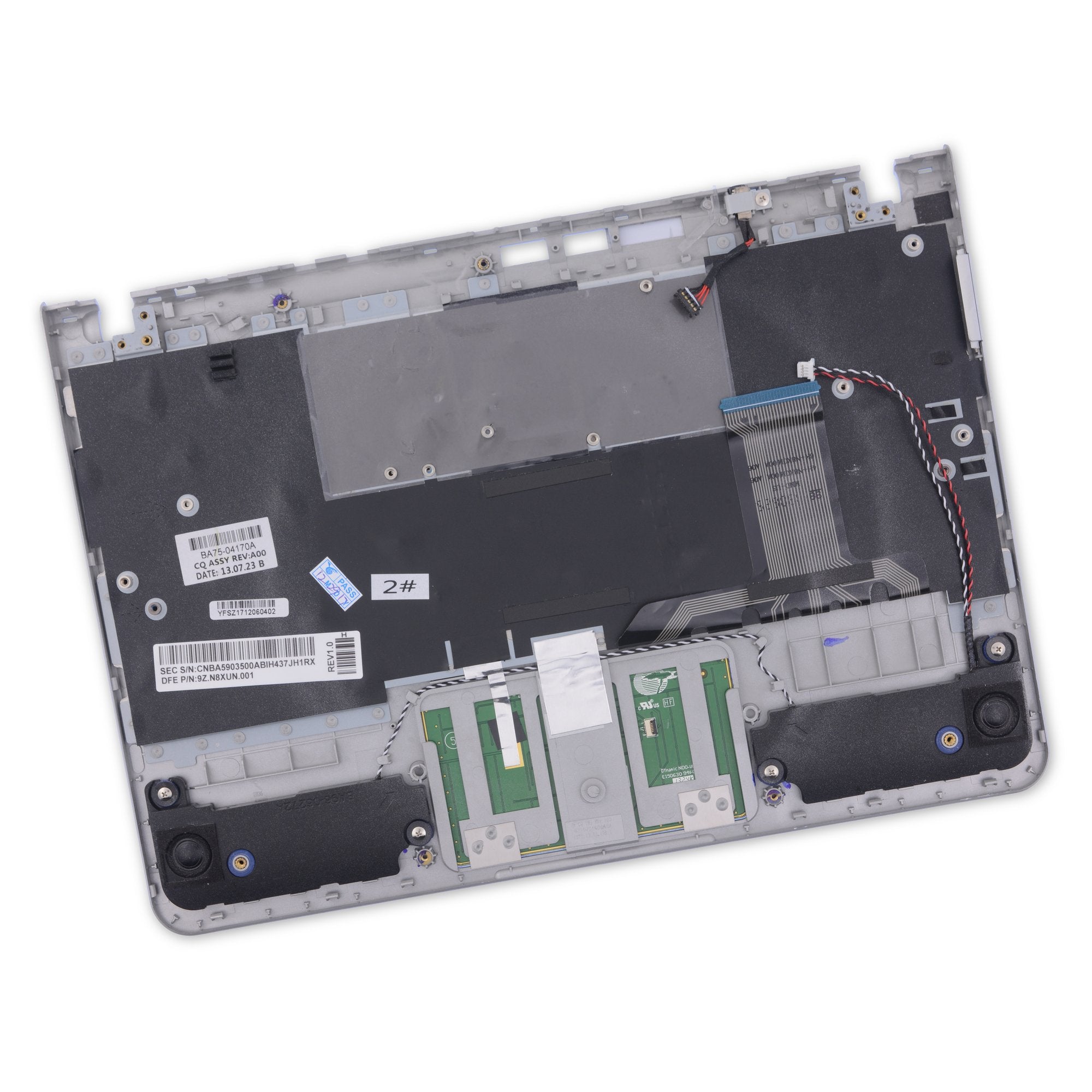 Samsung Chromebook XE303C12 Palmrest Keyboard Touchpad Assembly