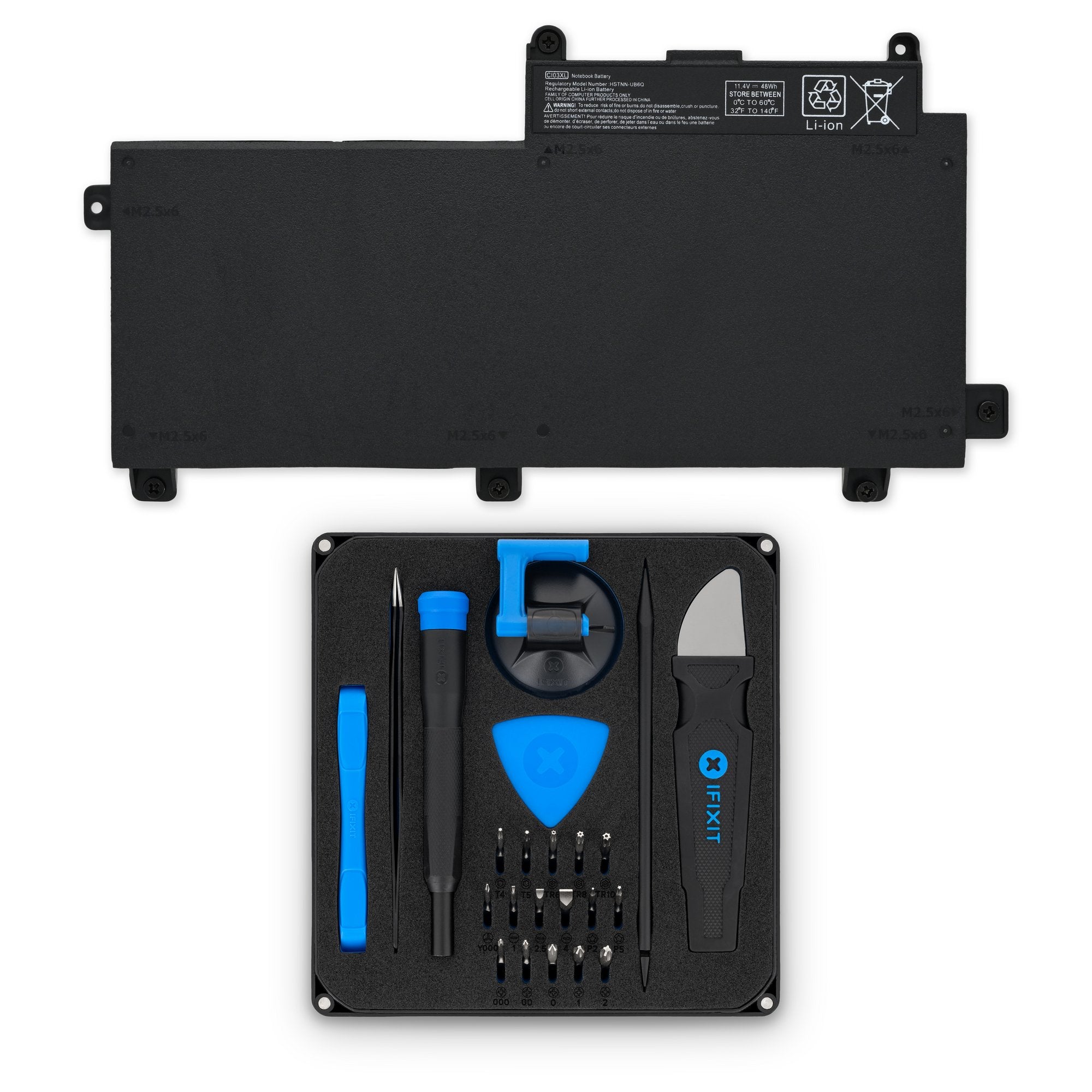HP CIO3XL Battery New Fix Kit