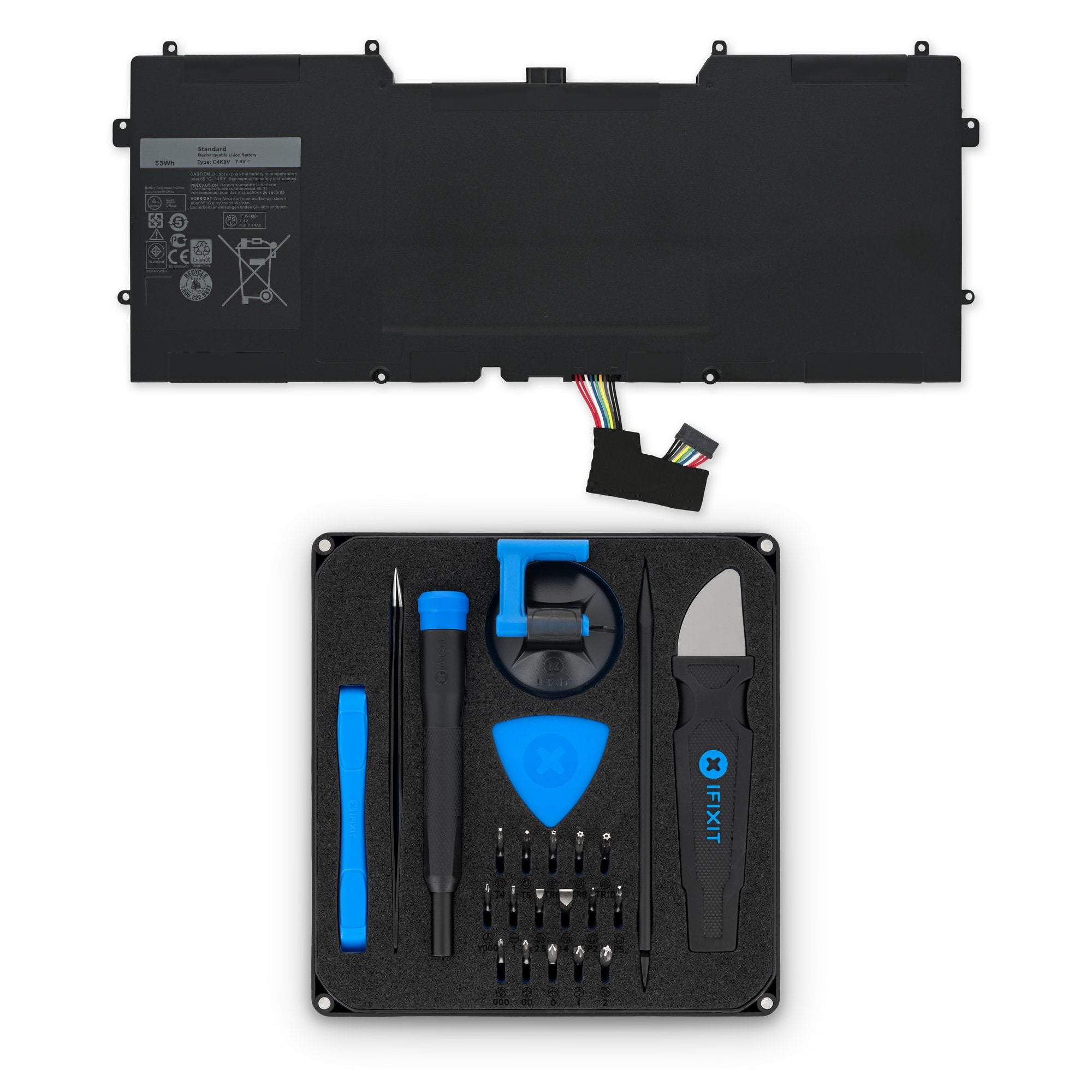 Dell XPS 12 9Q33/L221X, and XPS 13 9333 Battery New Fix Kit