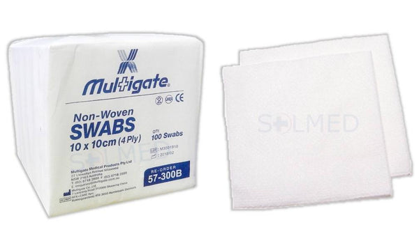 GAUZE SWABS NON WOVEN NILLIN 10CM Packs 100 – Solmed Online Medical ...