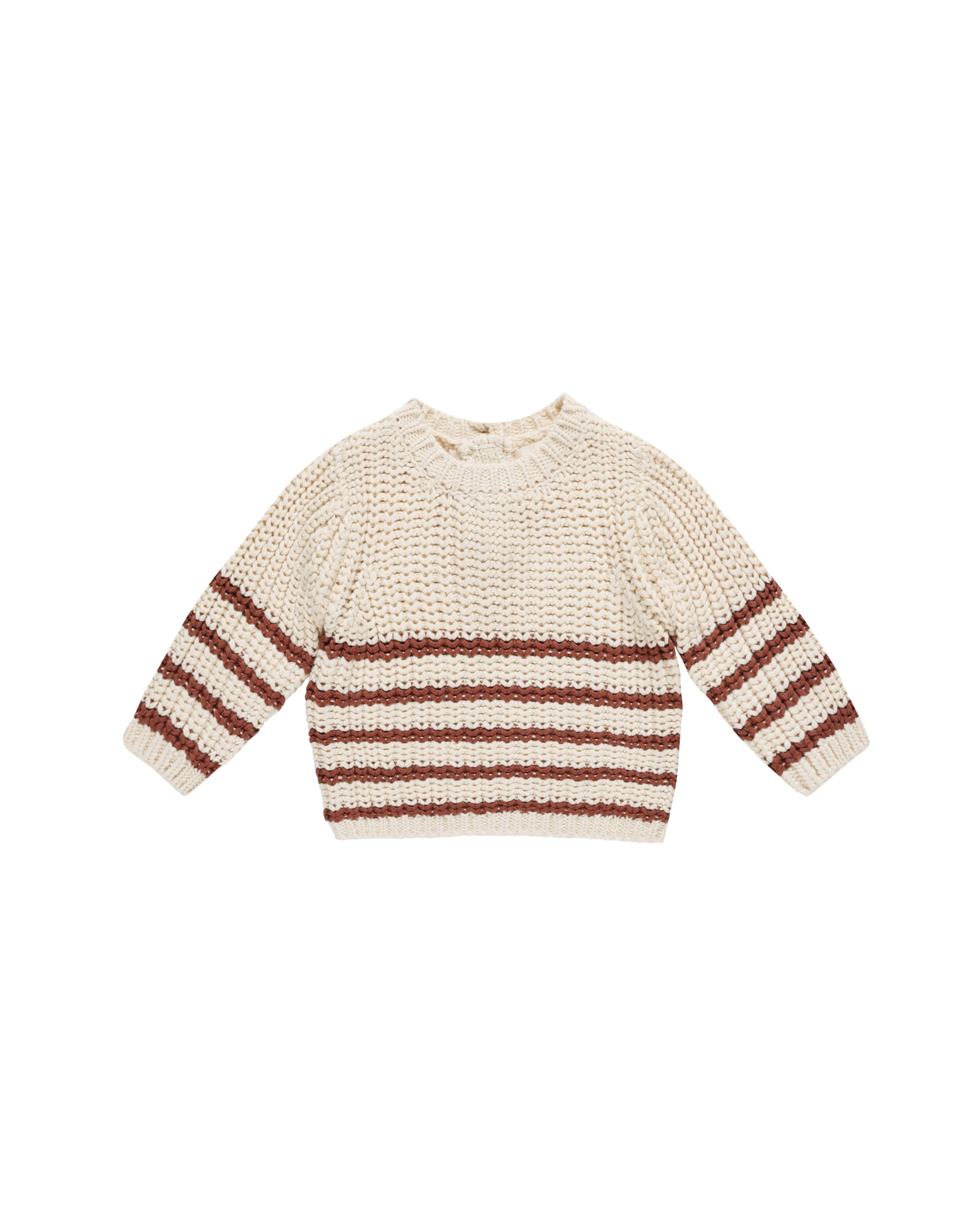 Rex Sweater - Cranberry Stripe