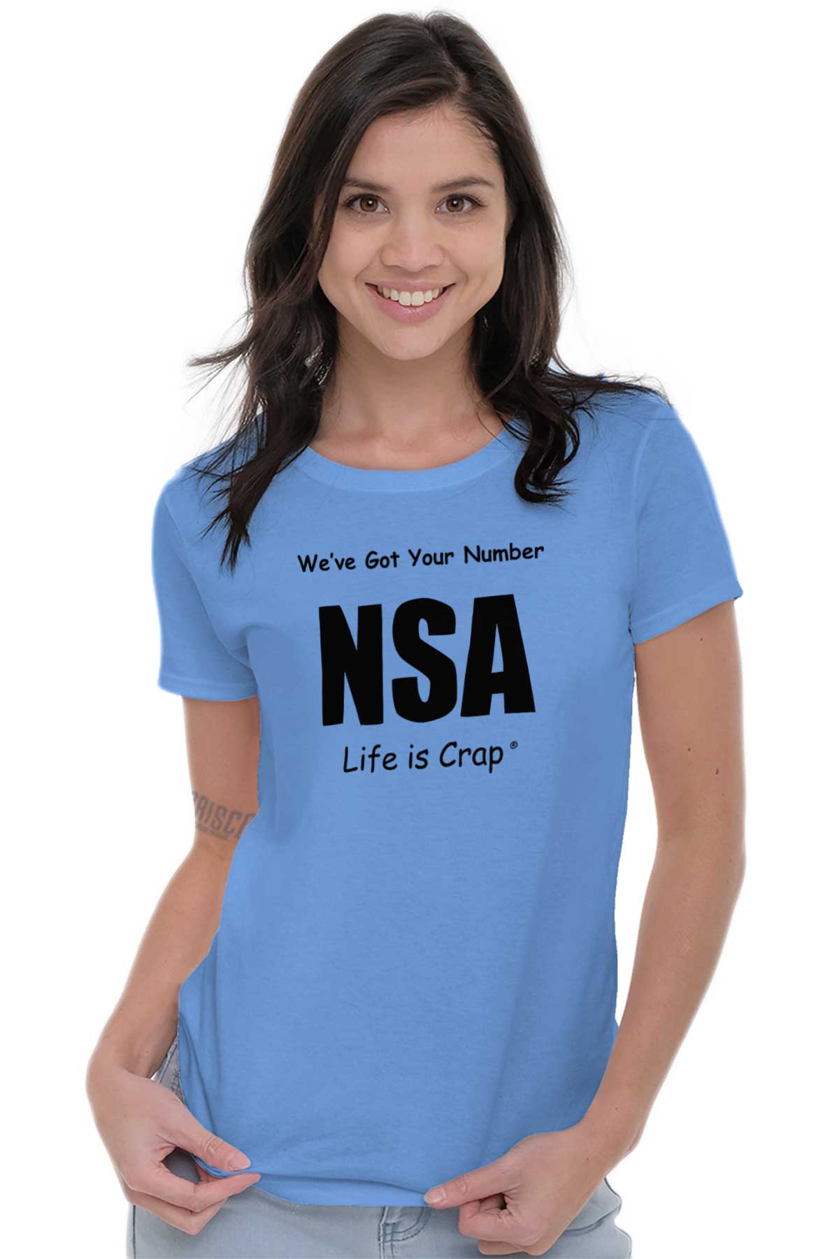 resultat transportabel Måge NSA Got Your Number Ladies Funny T-Shirt | Life Is Crap