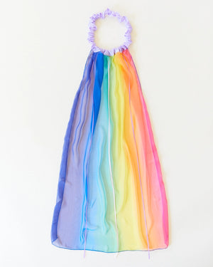 Silk Georgette Rainbow Veil - Nudge Eco Store
