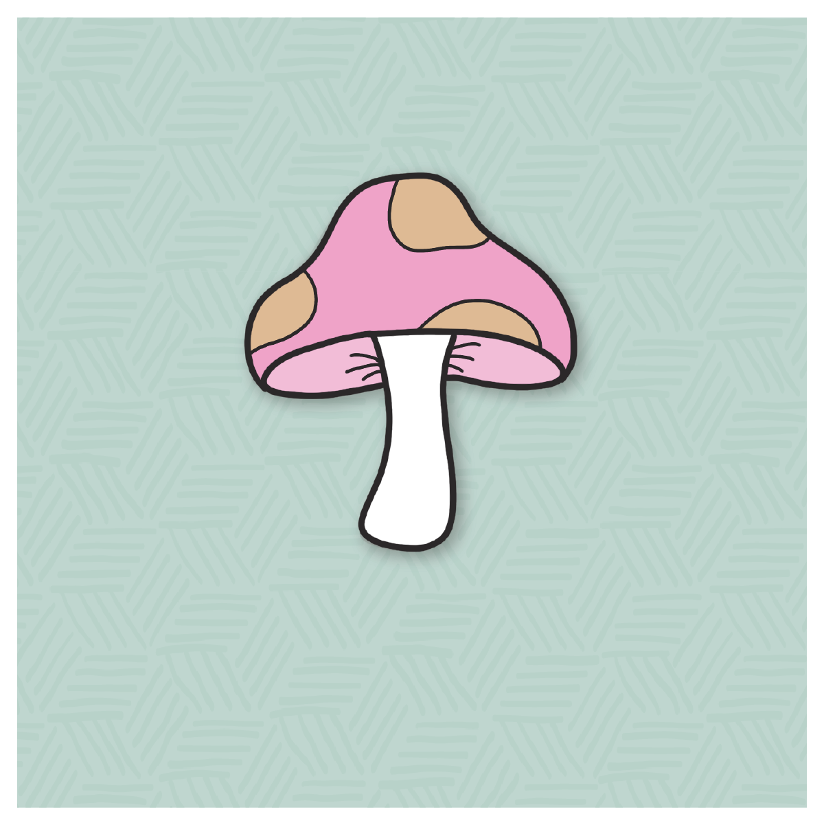 Botanical Mushroom Cookie Cutter - Sweetleigh