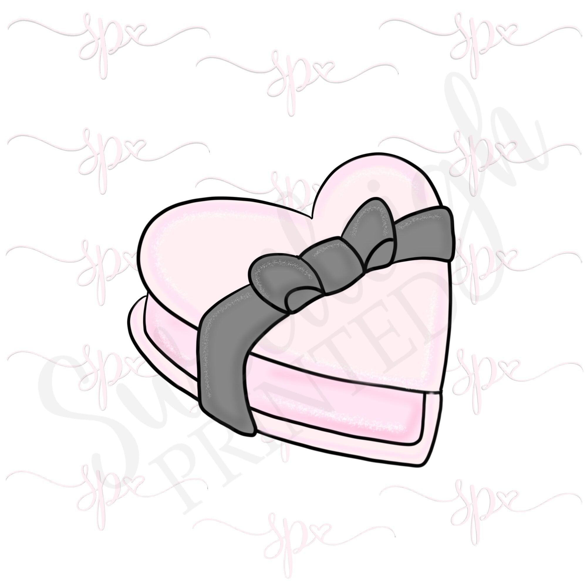 Chocolate Heart Box Cookie Cutter