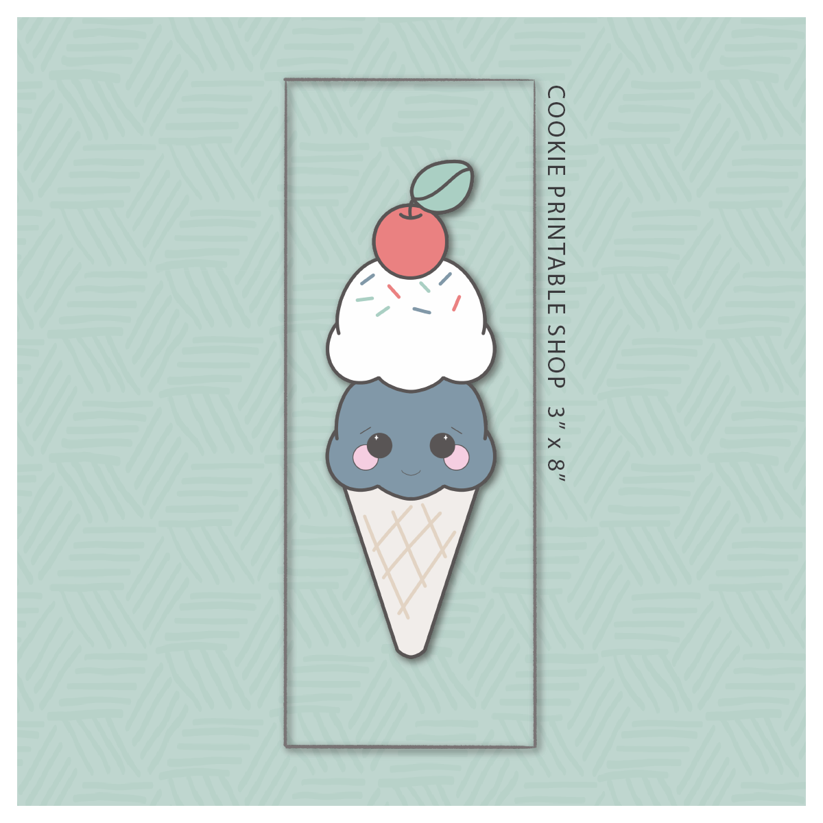 Ice Cream Sundae / Mermaid Cookie Cutter