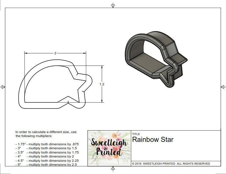 Cloud Number 1 Cookie Cutter/multi-size/dishwasher Safe Available