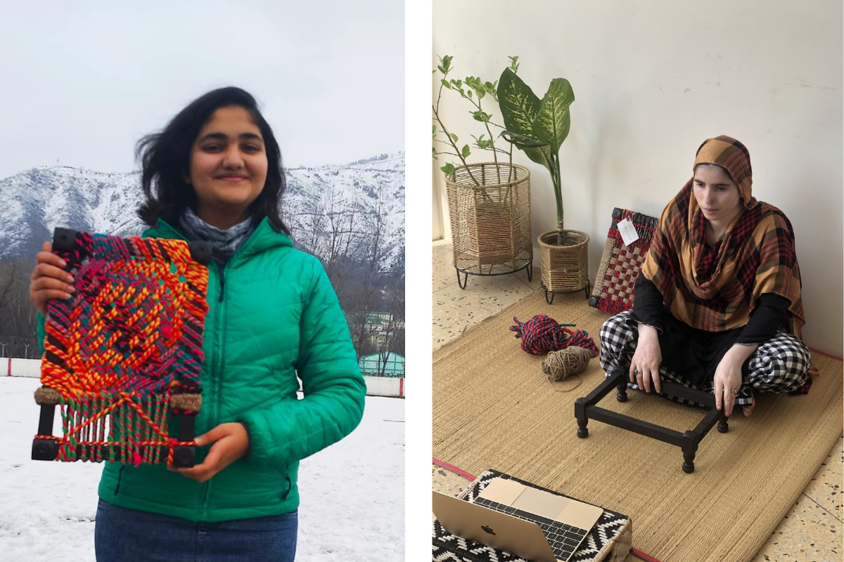 Live Weaving Sessions with Intel & Woodstock school Employees