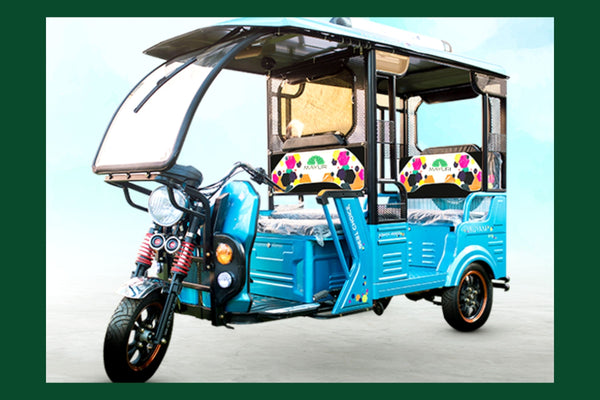 E-rickshaw environment friendly carrier vehicle