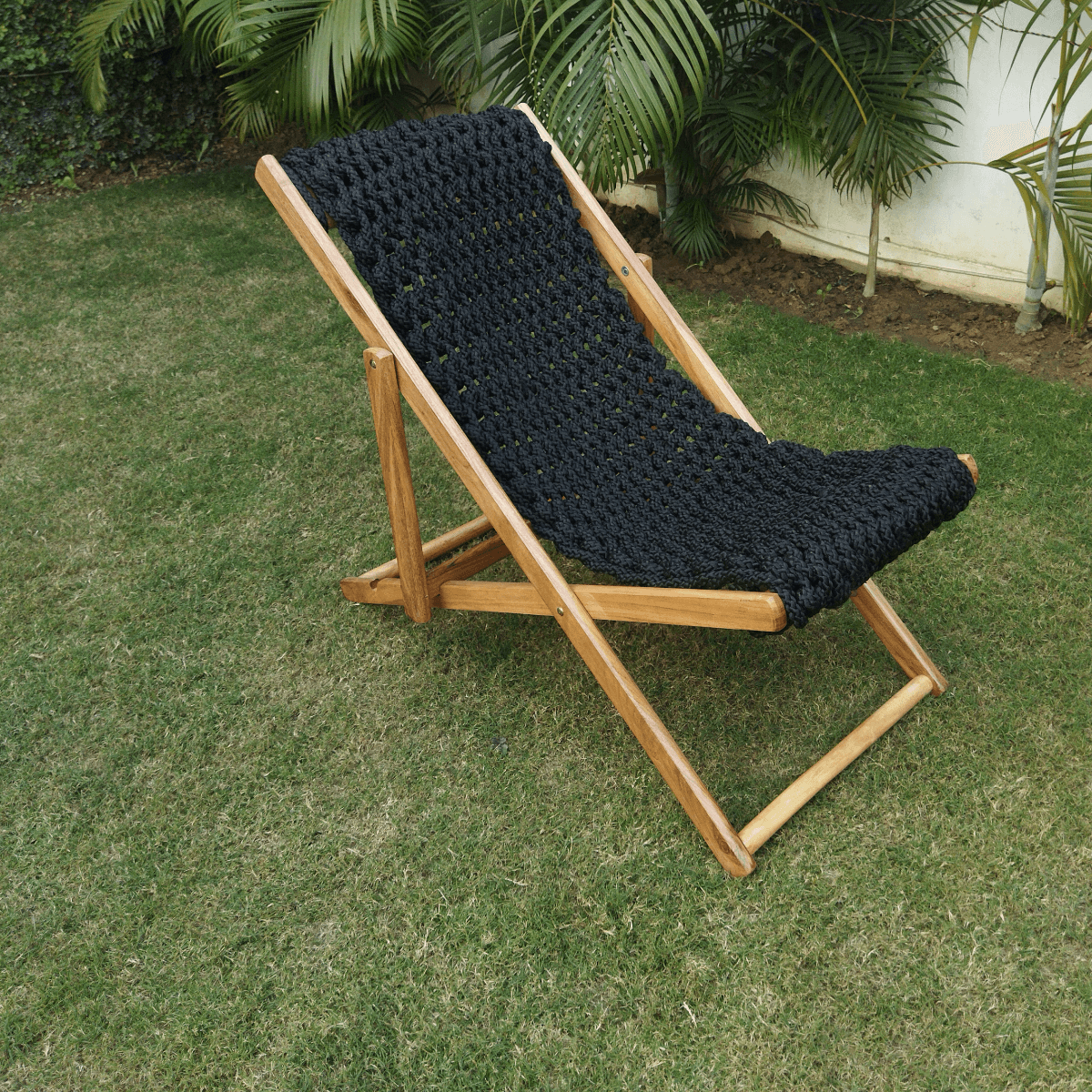 macrame garden chair