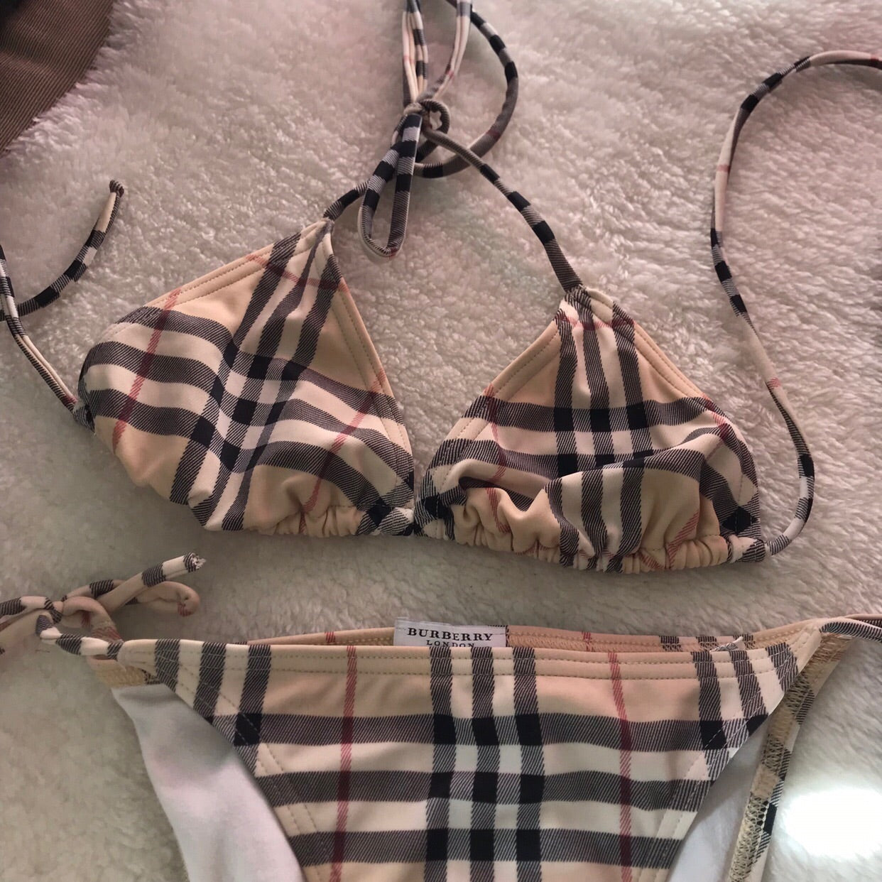 Burberry- Nova check bikini set – SK VINTAGE
