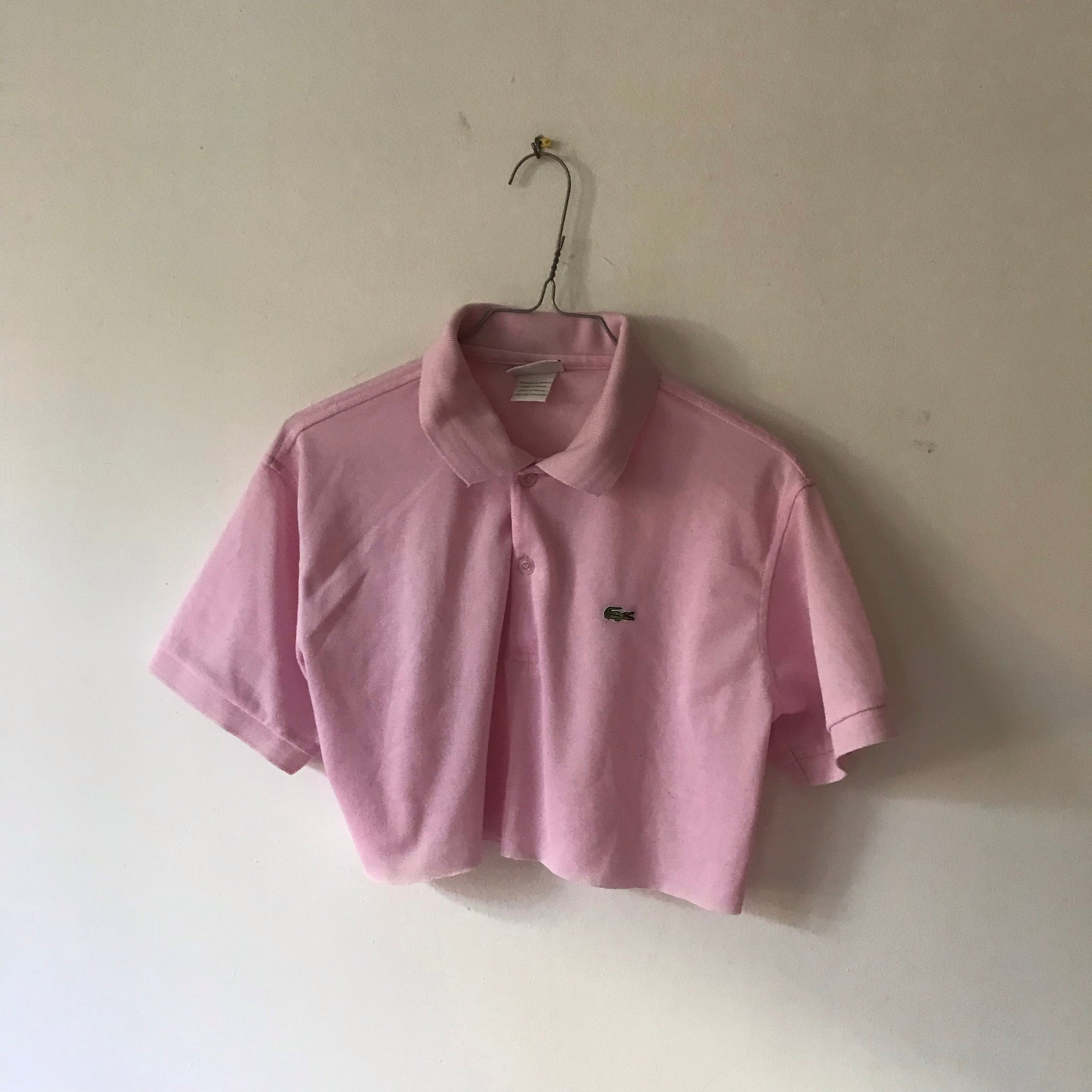 polo crop top lacoste