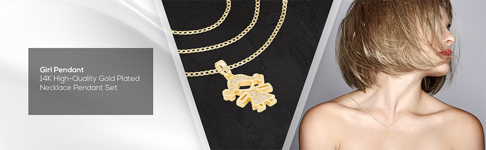 lion pendant set