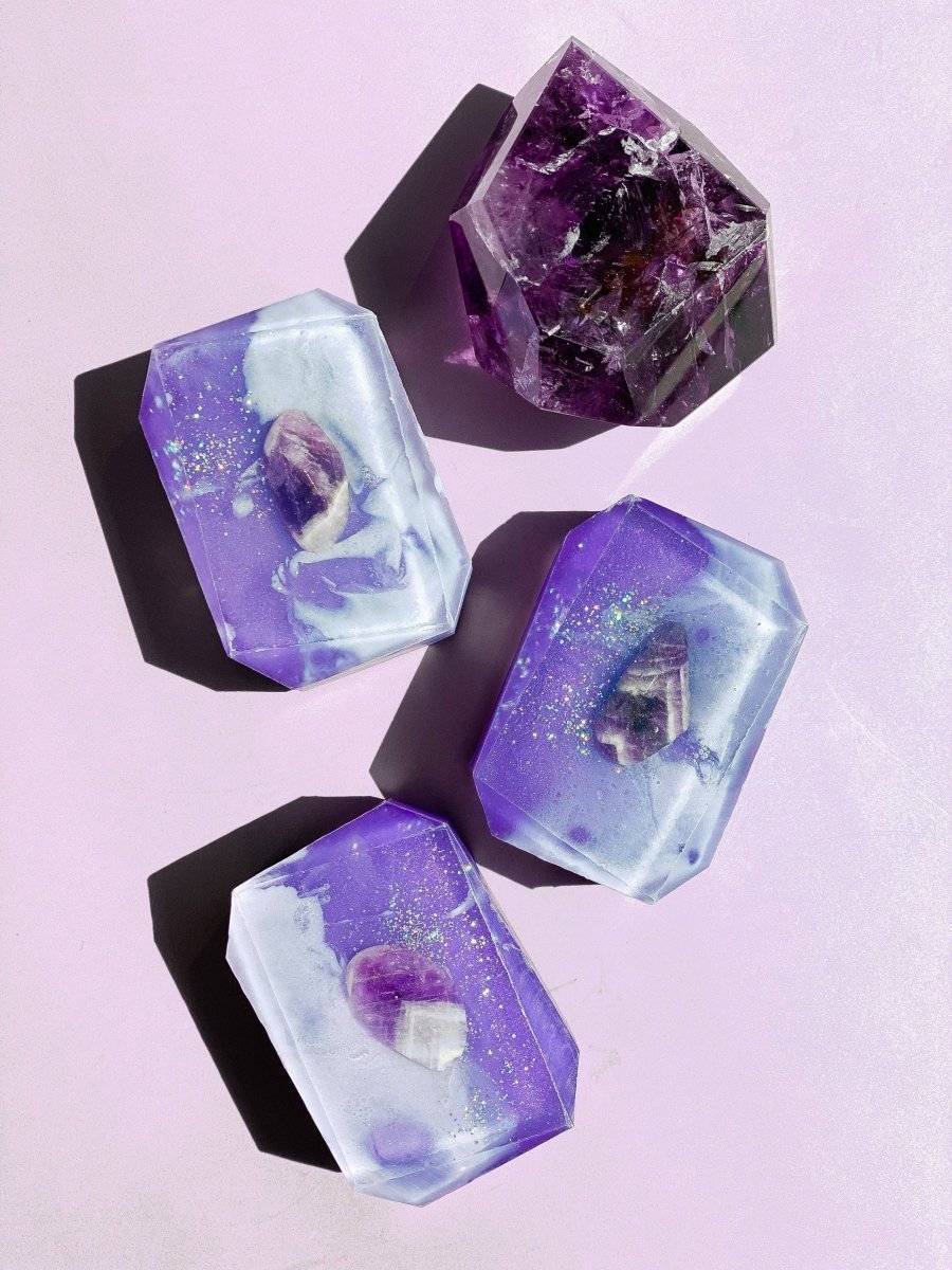 Crystal Bar Soap - Enlightened Visions (Third Eye Chakra)