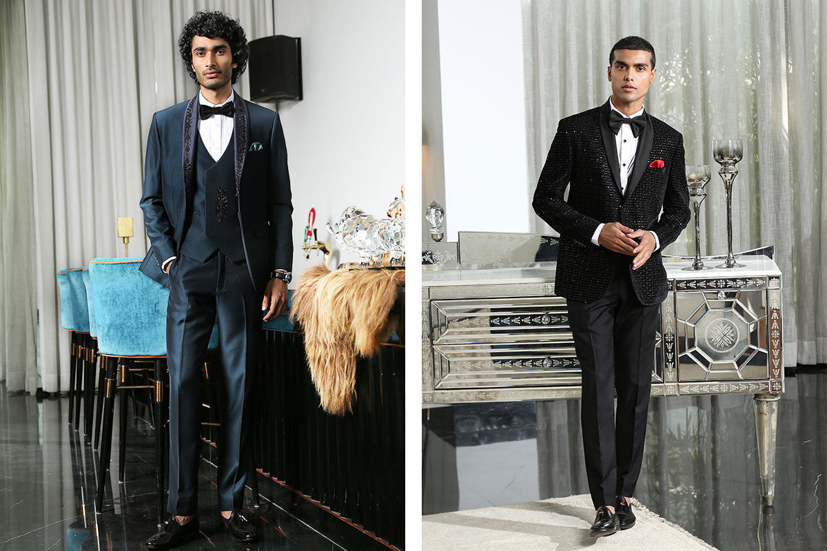 Buy Latest Party Wear Suits for Men - Black Party Wear Suit, Mens Party Wear  Dresses Online India - Bonsoir