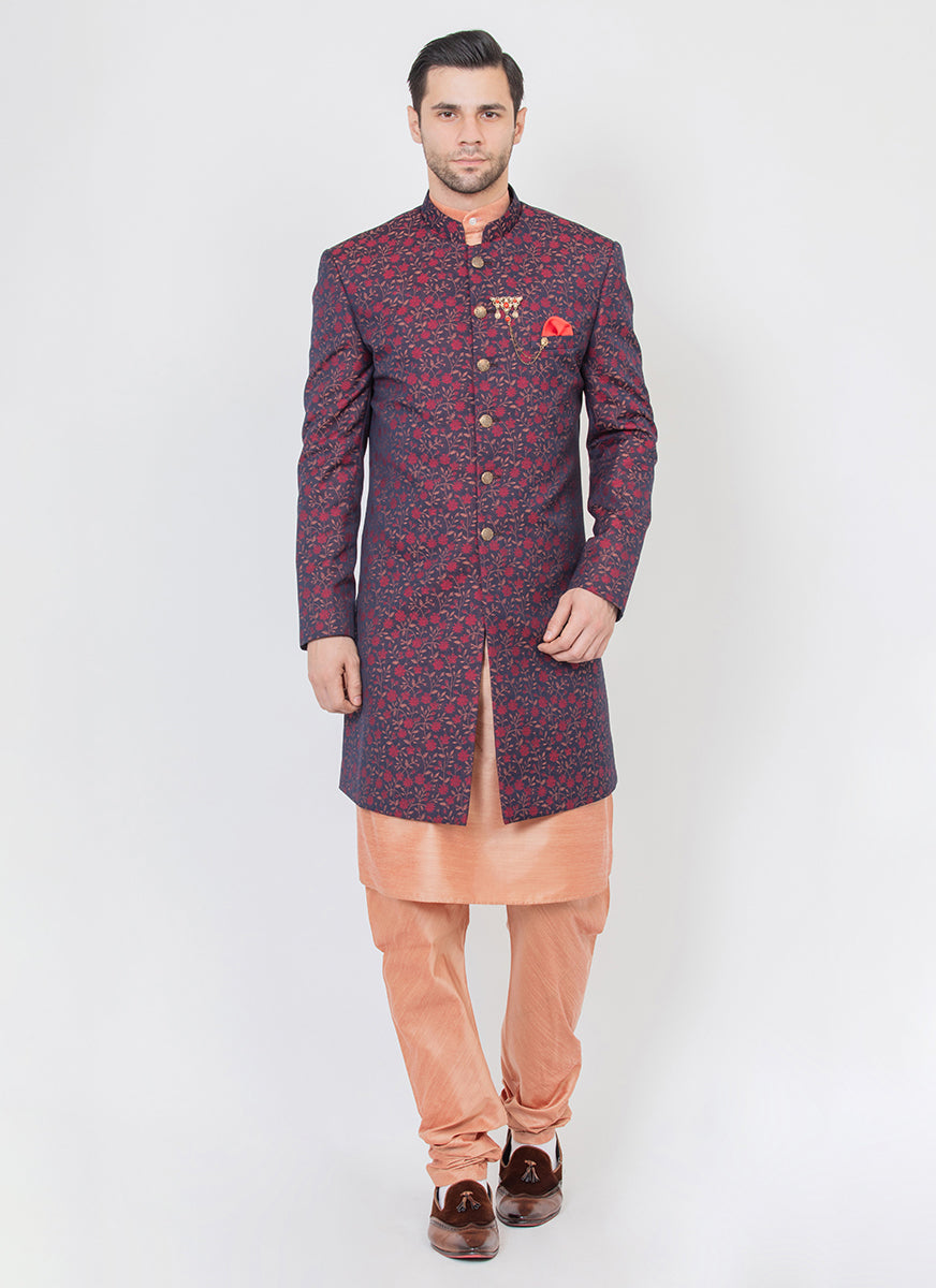 floral indo western dresses for male