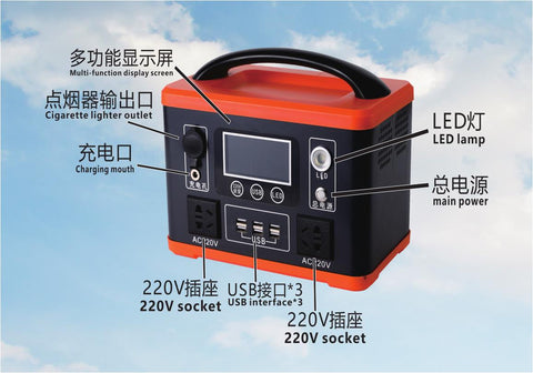 Belecome Portable Power Station 500W
