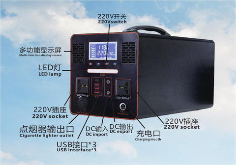 Belecome Silver Fox Portable Solar Power Station Panel