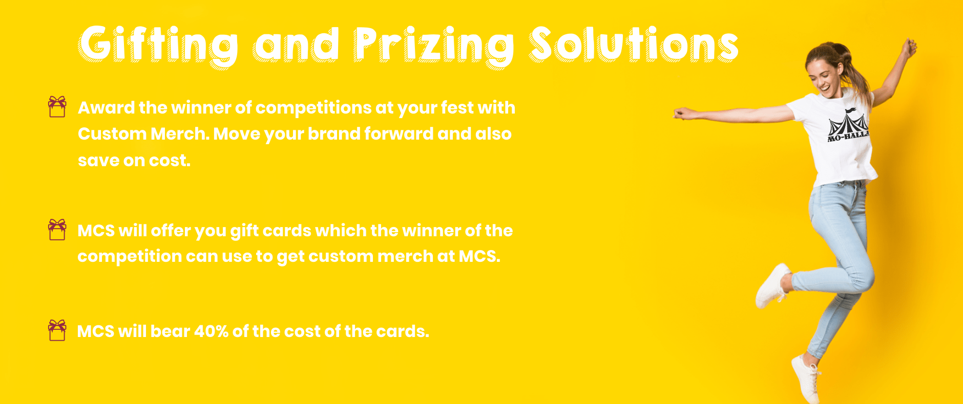 Gifting and pricing solutions for your fest