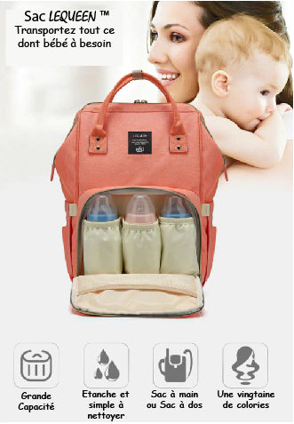 LEQUEEN ™ - Sac de transport pour le nécessaire bébé