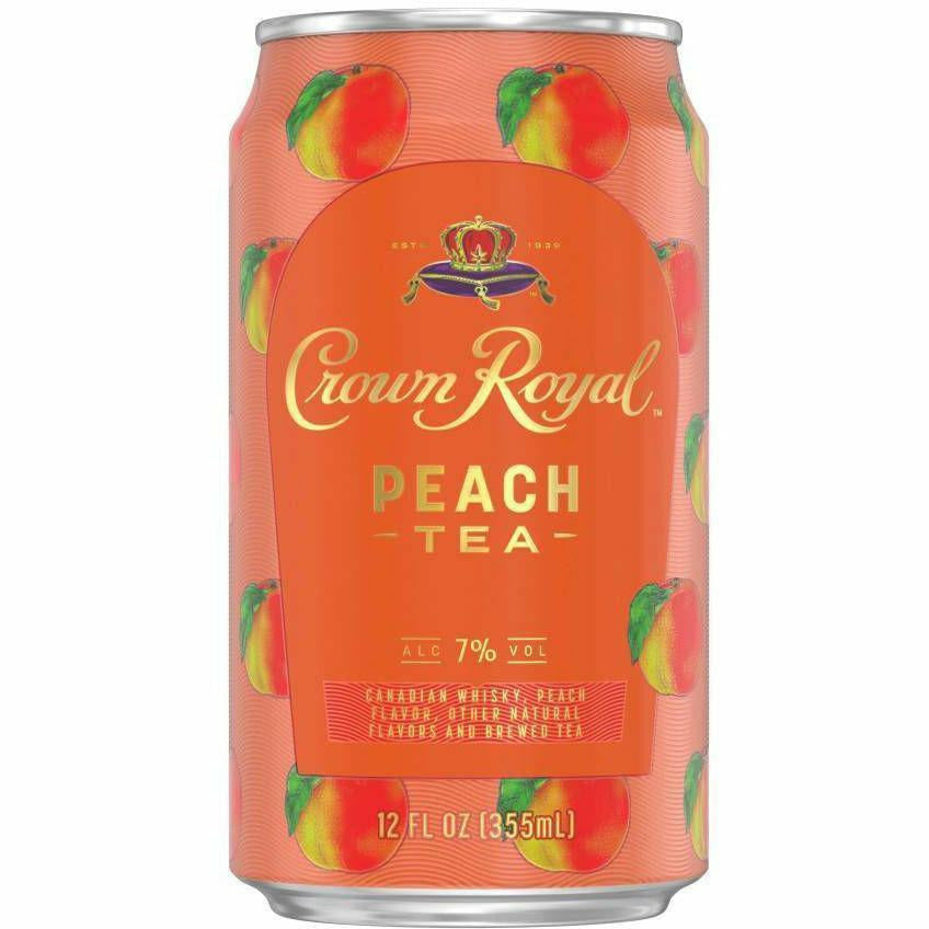 Crown Royal Peach Tea Whisky Cocktail - 4pk-12oz Cans